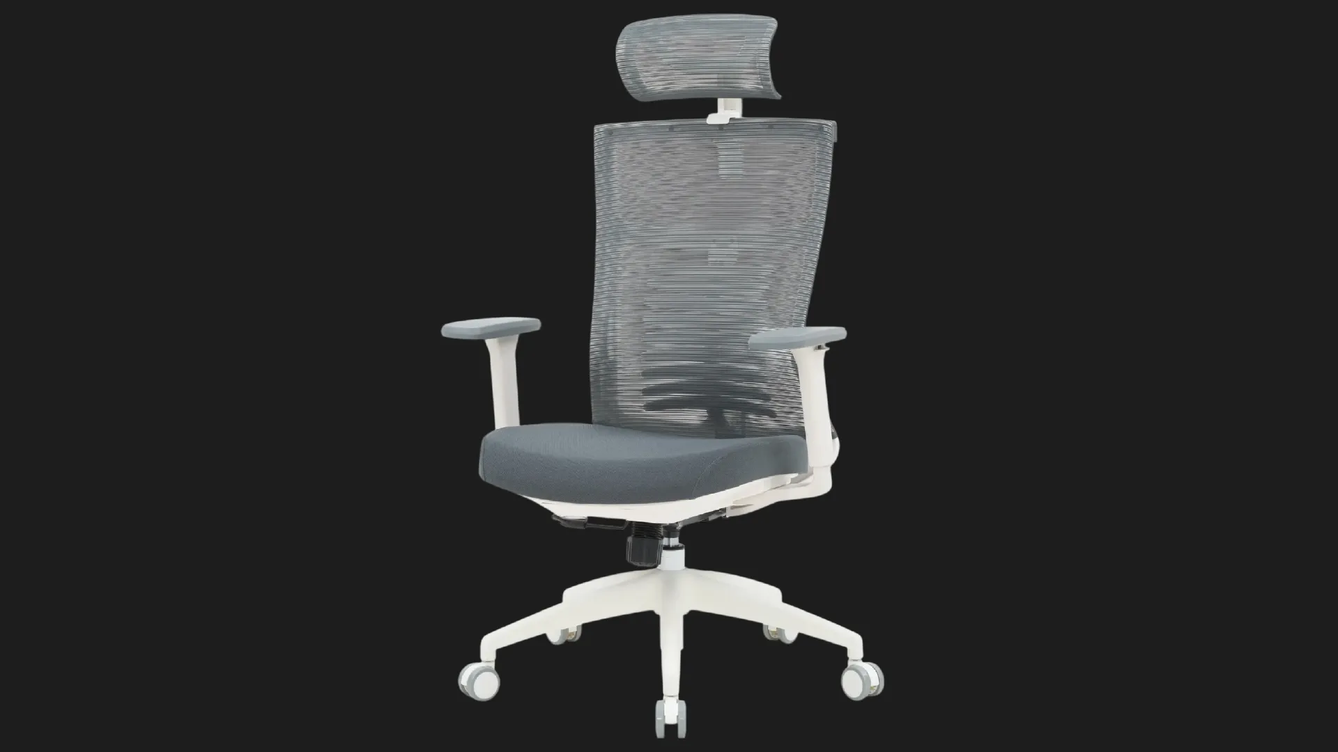 Крісло офісне Officepro Balance OC550-W-DG-DG (White/Dark Gray) (UA)