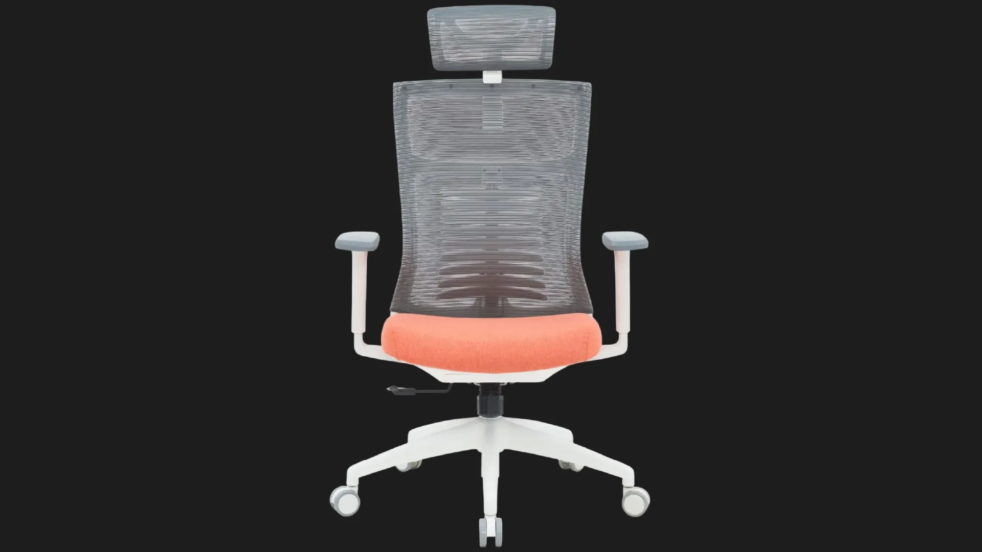 Крісло офісне Officepro Balance OC550-W-DG-OR (White/Dark Gray/Orange) (UA)