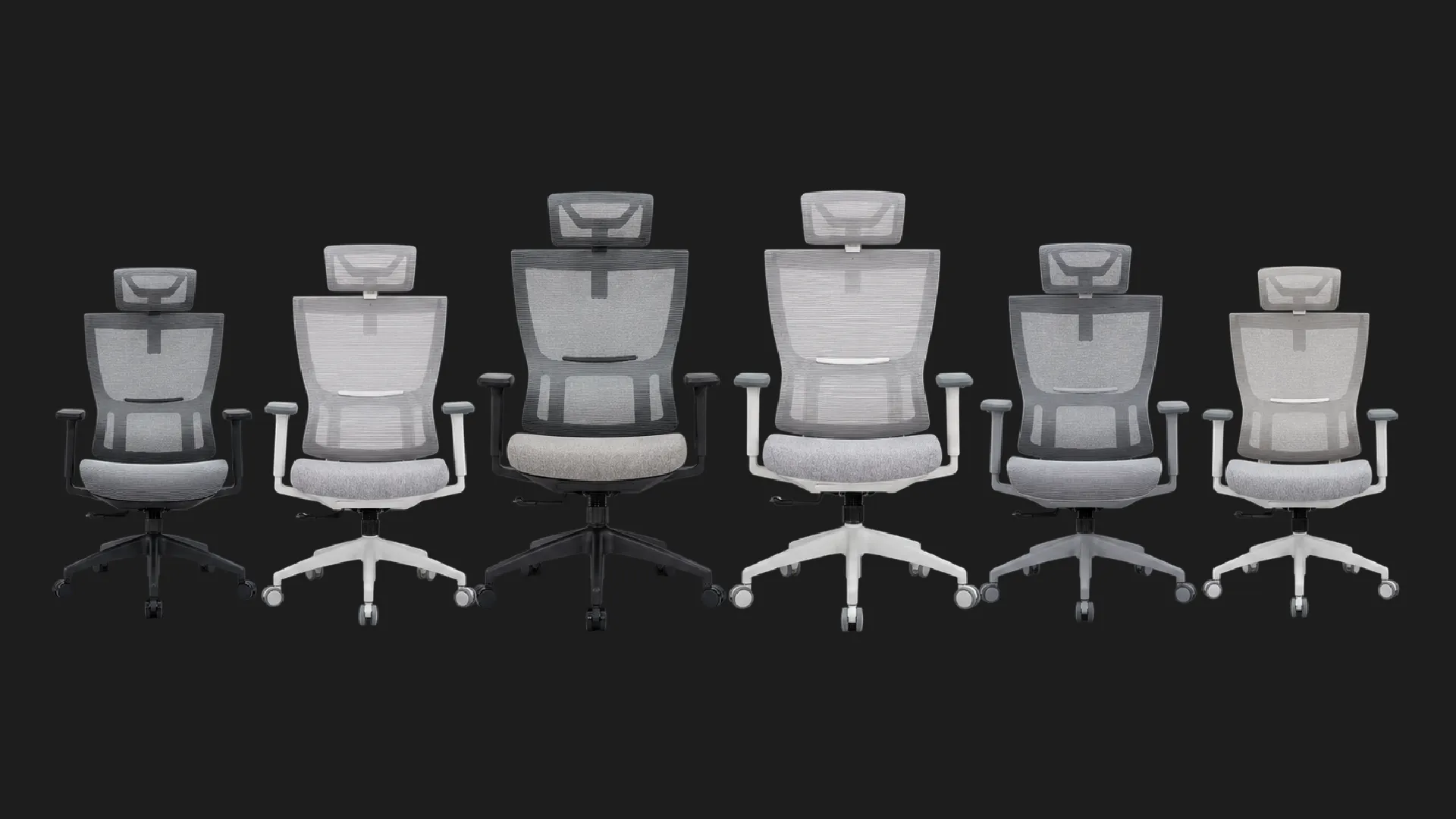 Крісло офісне Officepro Elegant OC600-W-LG-LG (White/Light Gray) (UA)
