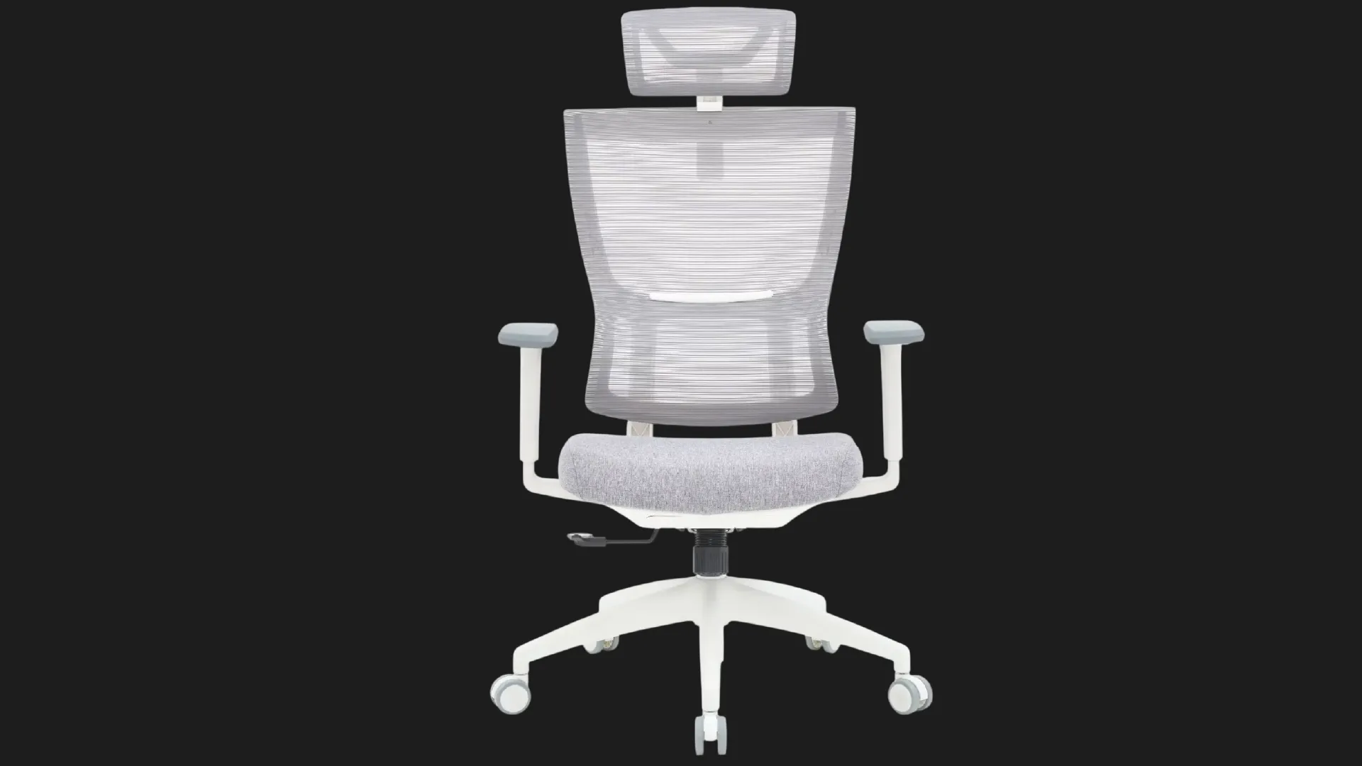 Крісло офісне Officepro Elegant OC600-W-LG-LG (White/Light Gray) (UA)