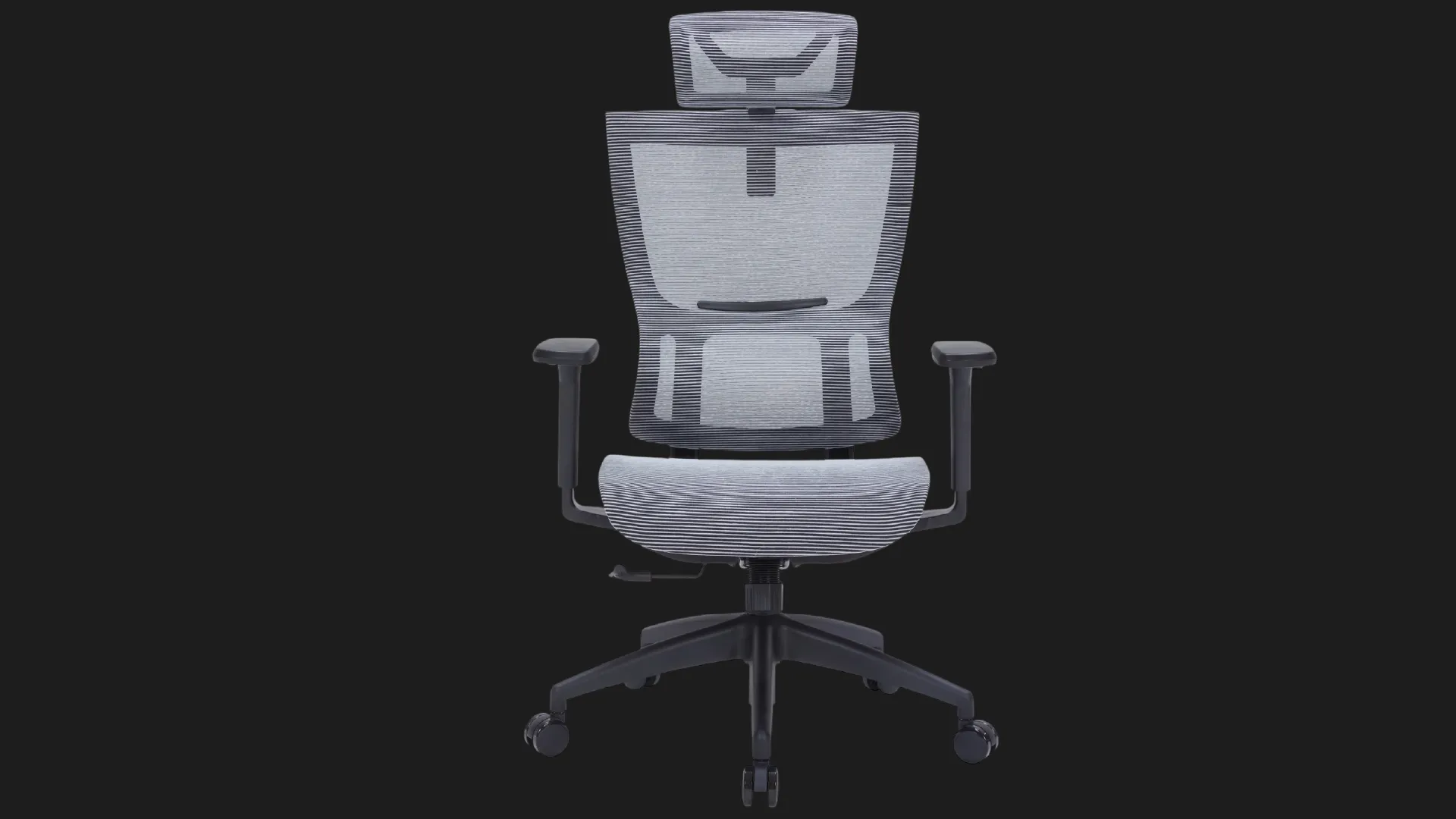 Крісло офісне Officepro Elegant OC660-B-DG-DG (Black/Dark Gray) (UA)