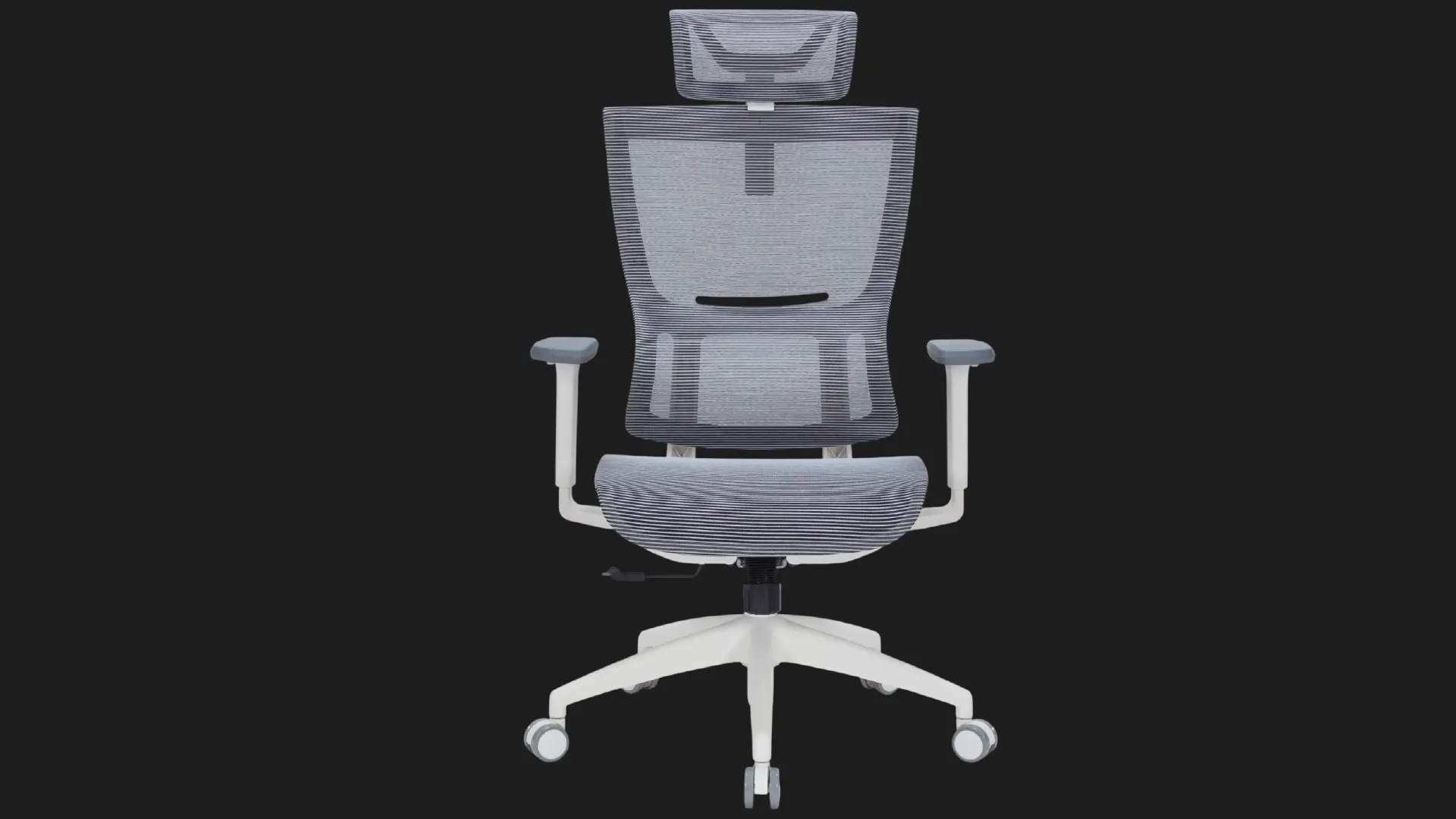 Крісло офісне Officepro Elegant OC660-W-DG-DG (White/Dark Gray) (UA)
