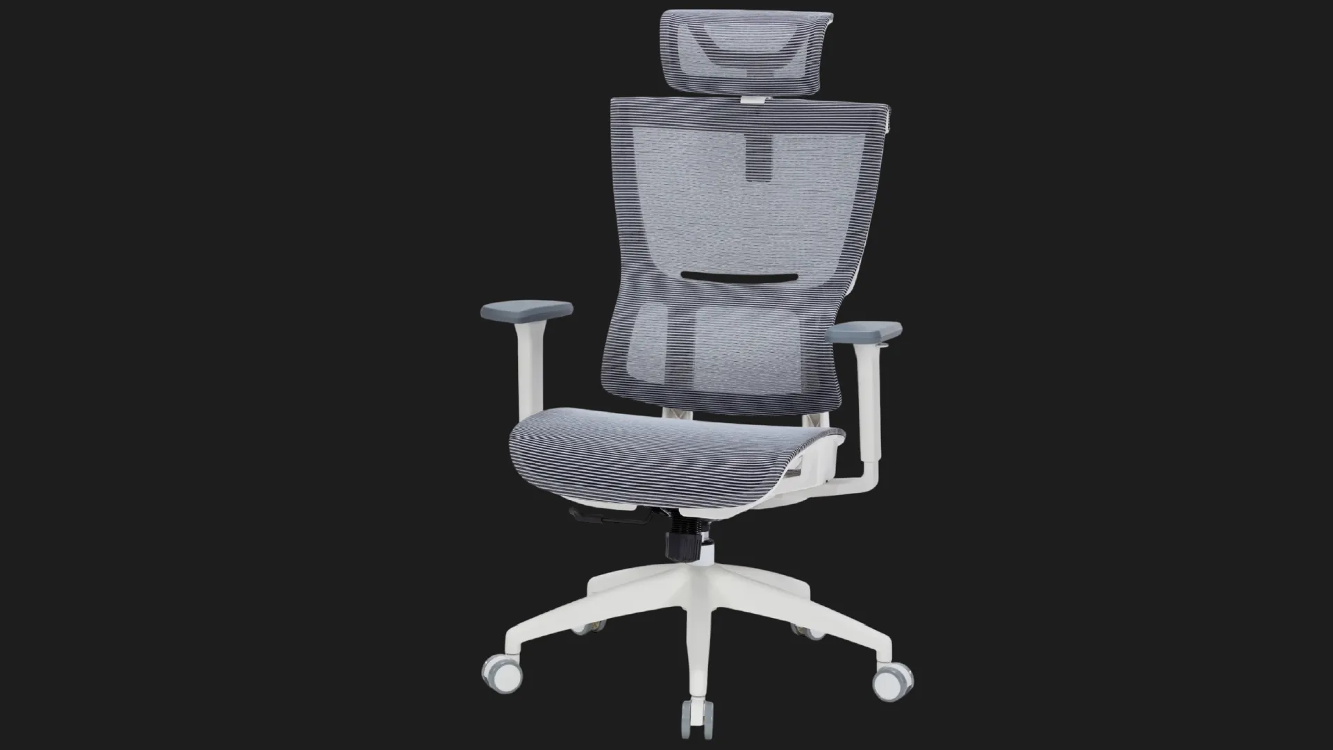 Крісло офісне Officepro Elegant OC660-W-DG-DG (White/Dark Gray) (UA)