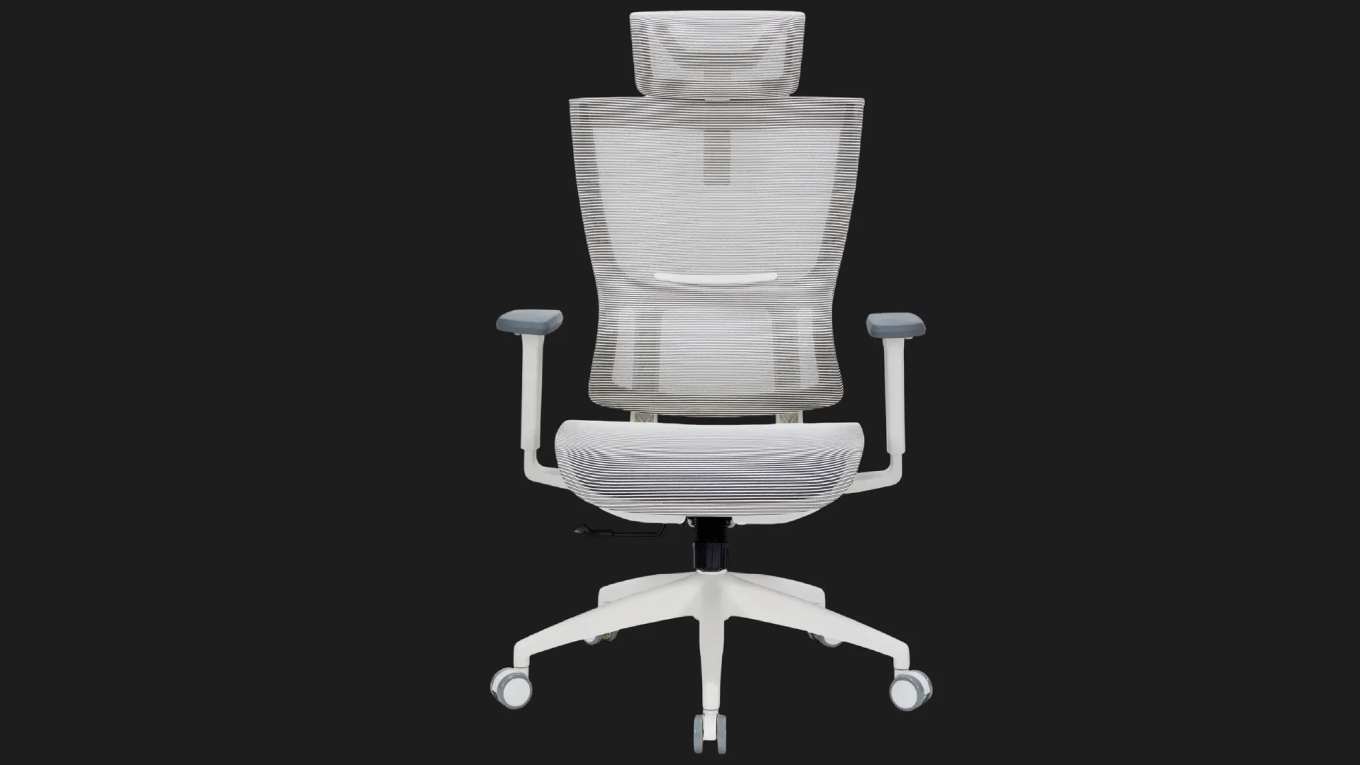 Крісло офісне Officepro Elegant OC660-W-LG-LG (White/Light Gray) (UA)