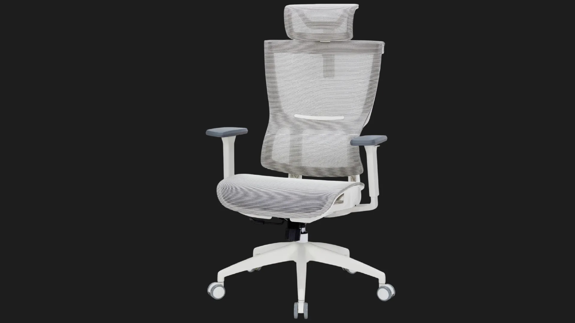 Кресло офисное Officepro Elegant OC660-W-LG-LG (White/Light Gray) (UA)