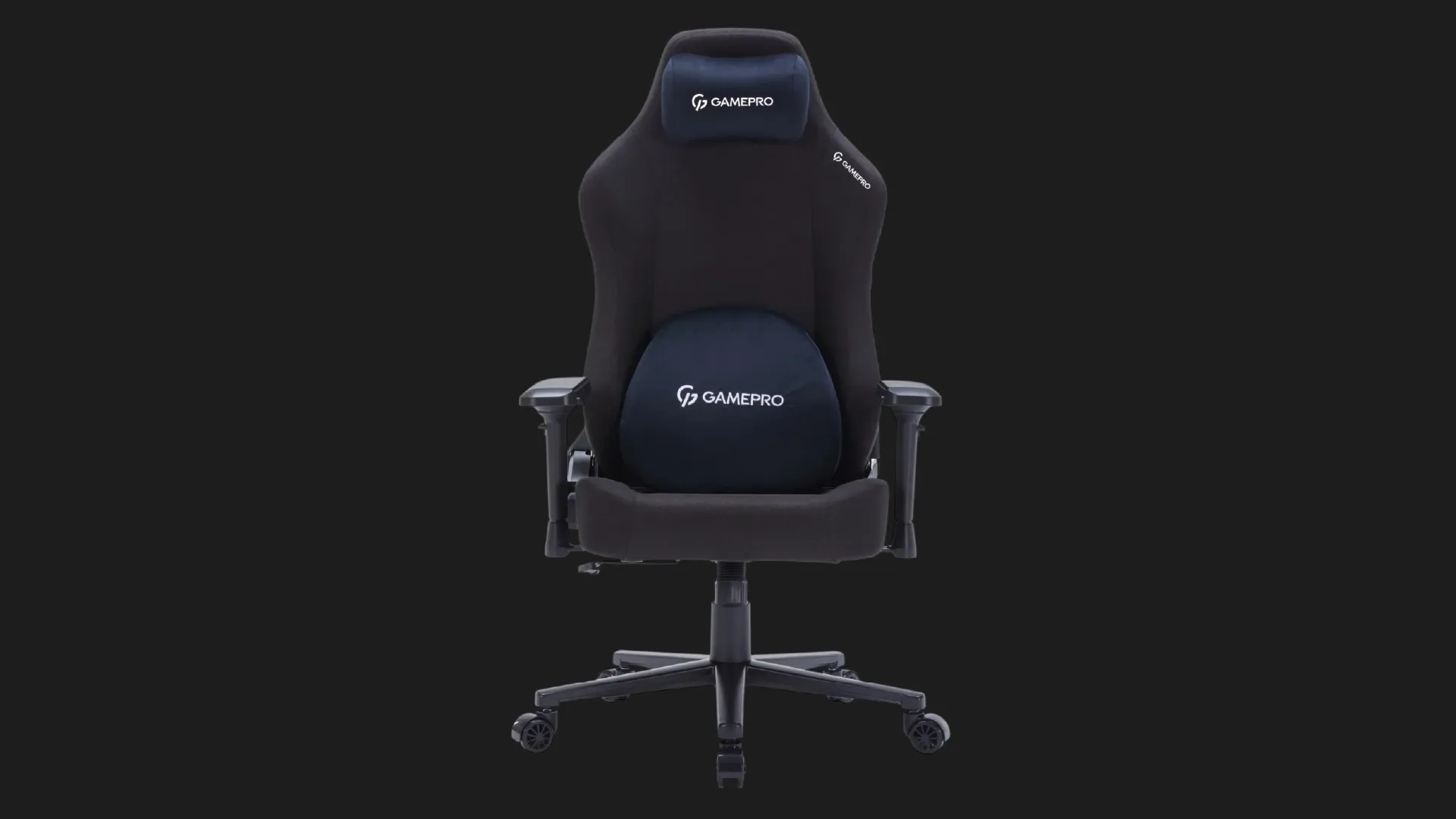 Крісло для геймерів GamePro FGC750B Fabric (Black) (UA)