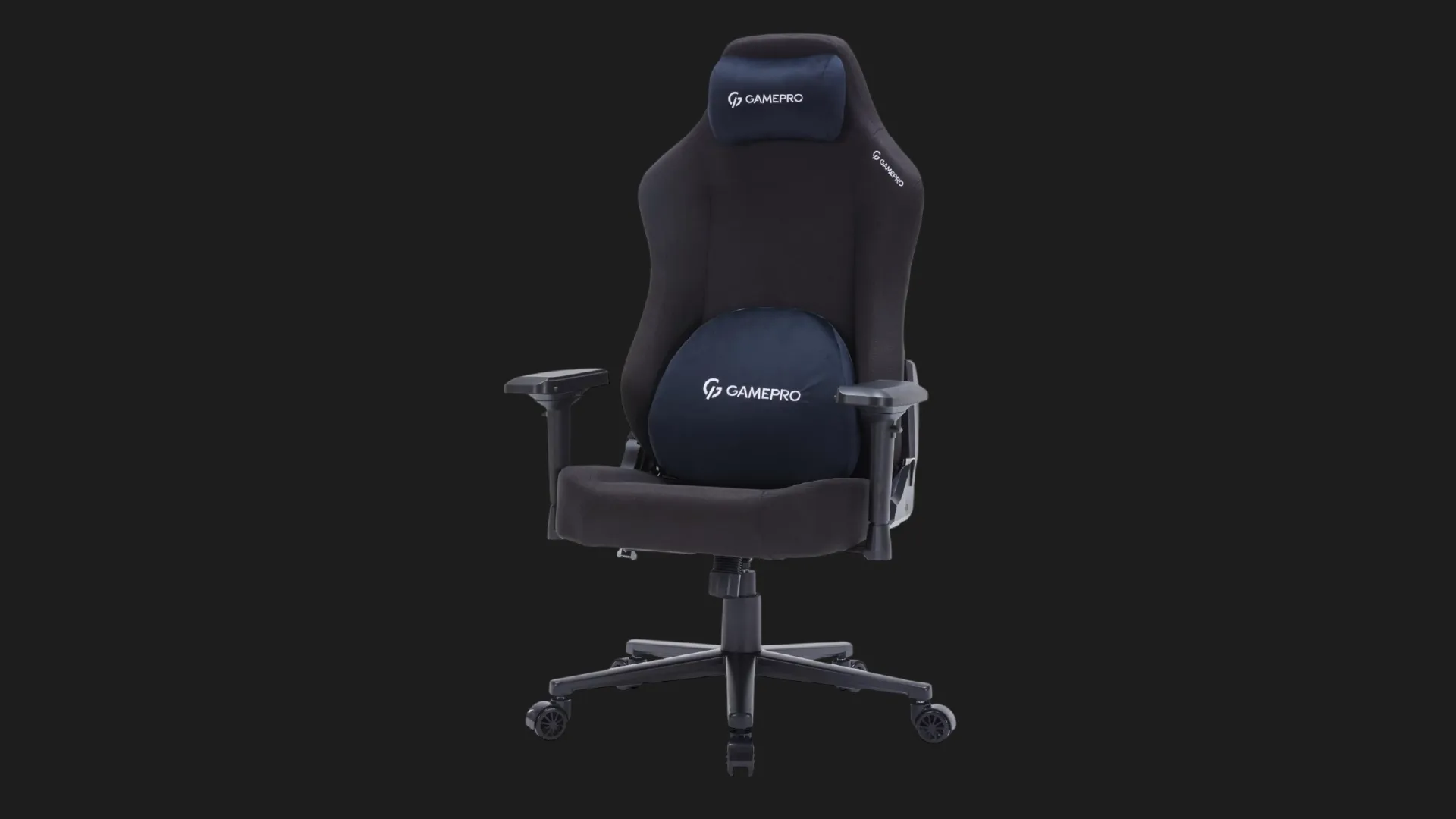 Крісло для геймерів GamePro FGC750B Fabric (Black) (UA)