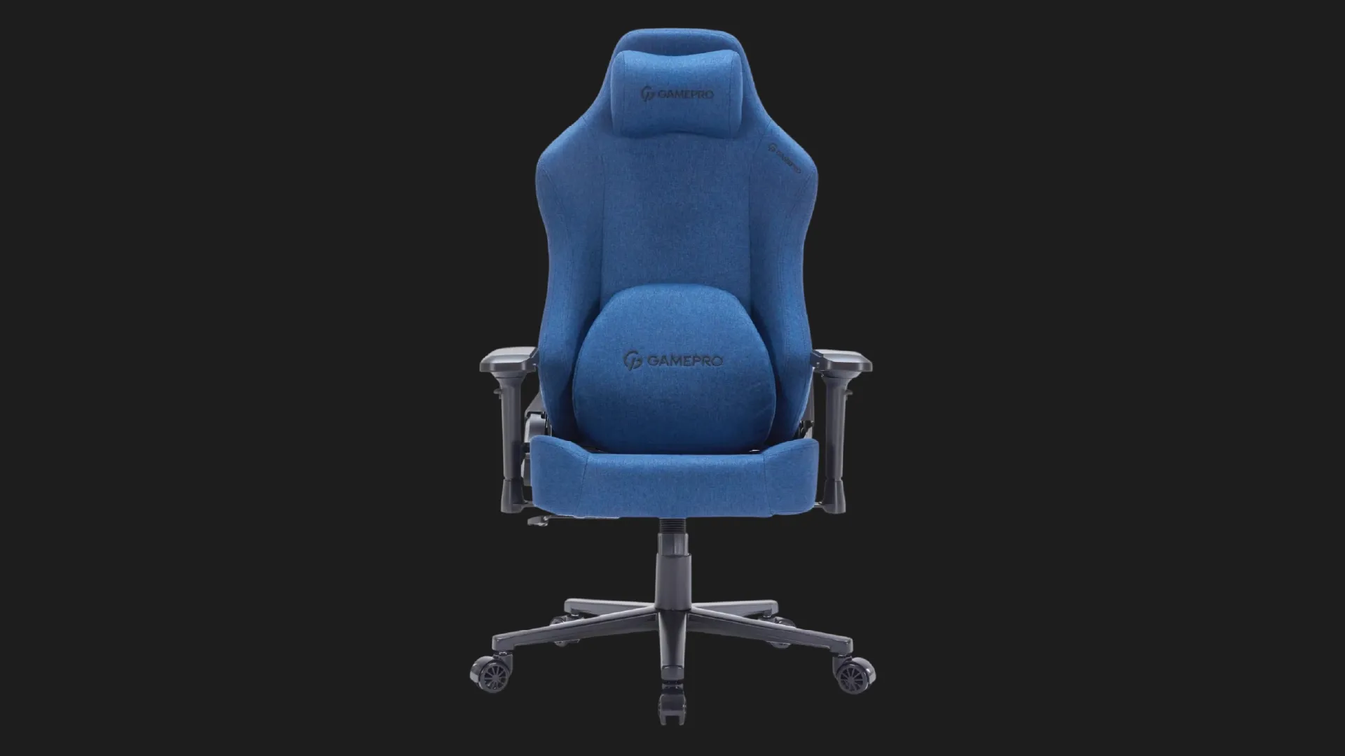 Крісло для геймерів GamePro FGC750DB Fabric (Dark Blue) (UA)