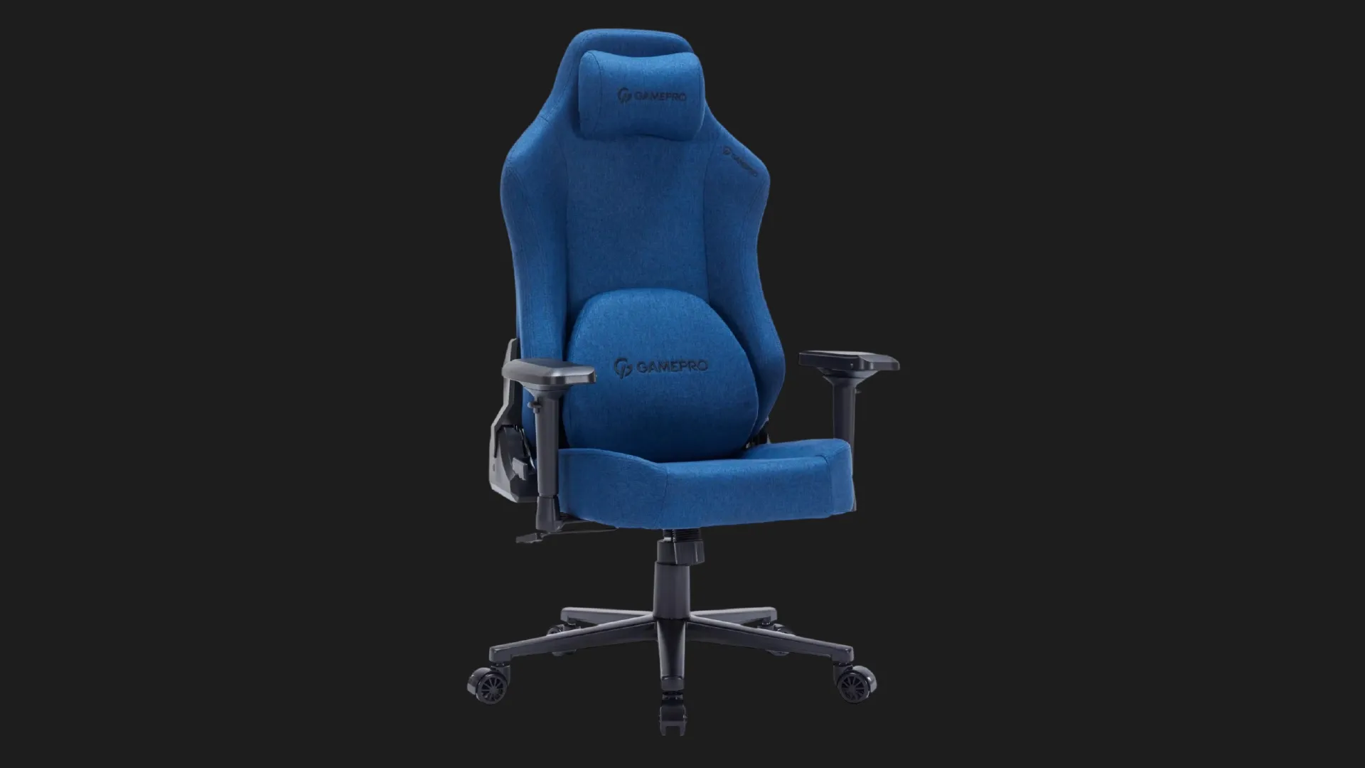 Крісло для геймерів GamePro FGC750DB Fabric (Dark Blue) (UA)