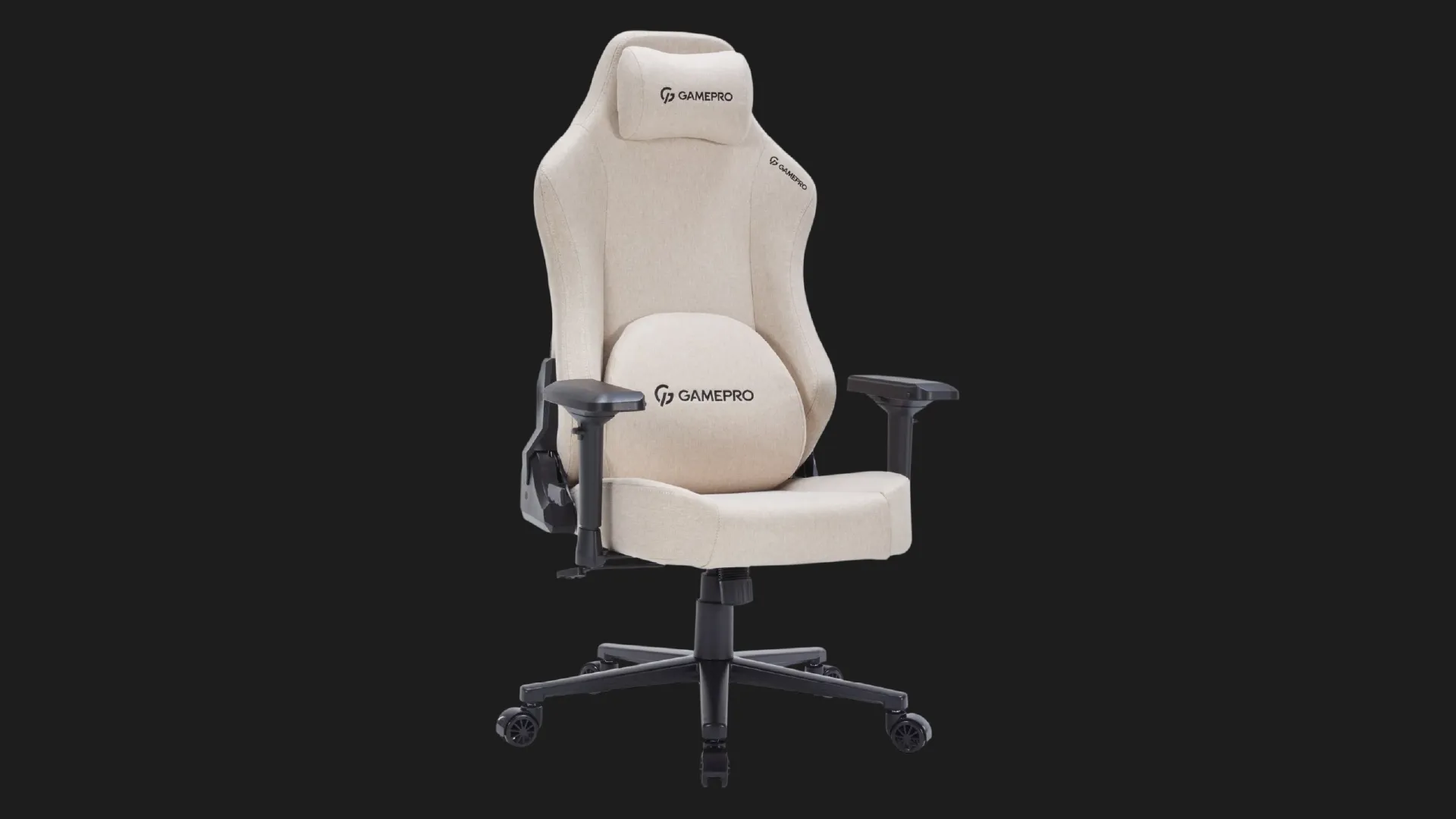 Крісло для геймерів GamePro FGC750G Fabric (Beige) (UA)