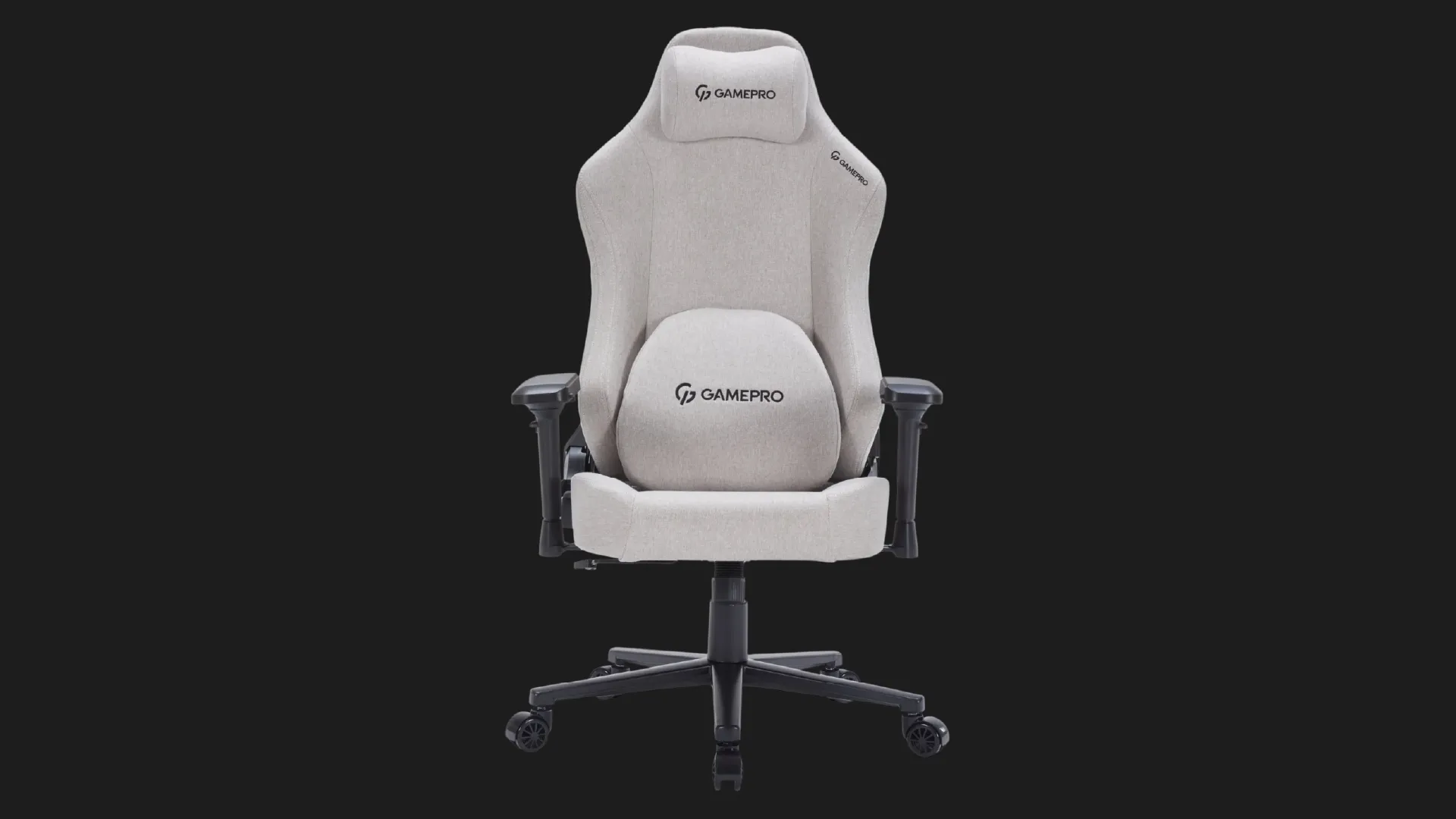 Крісло для геймерів GamePro FGC750LG Fabric (Light Gray) (UA)