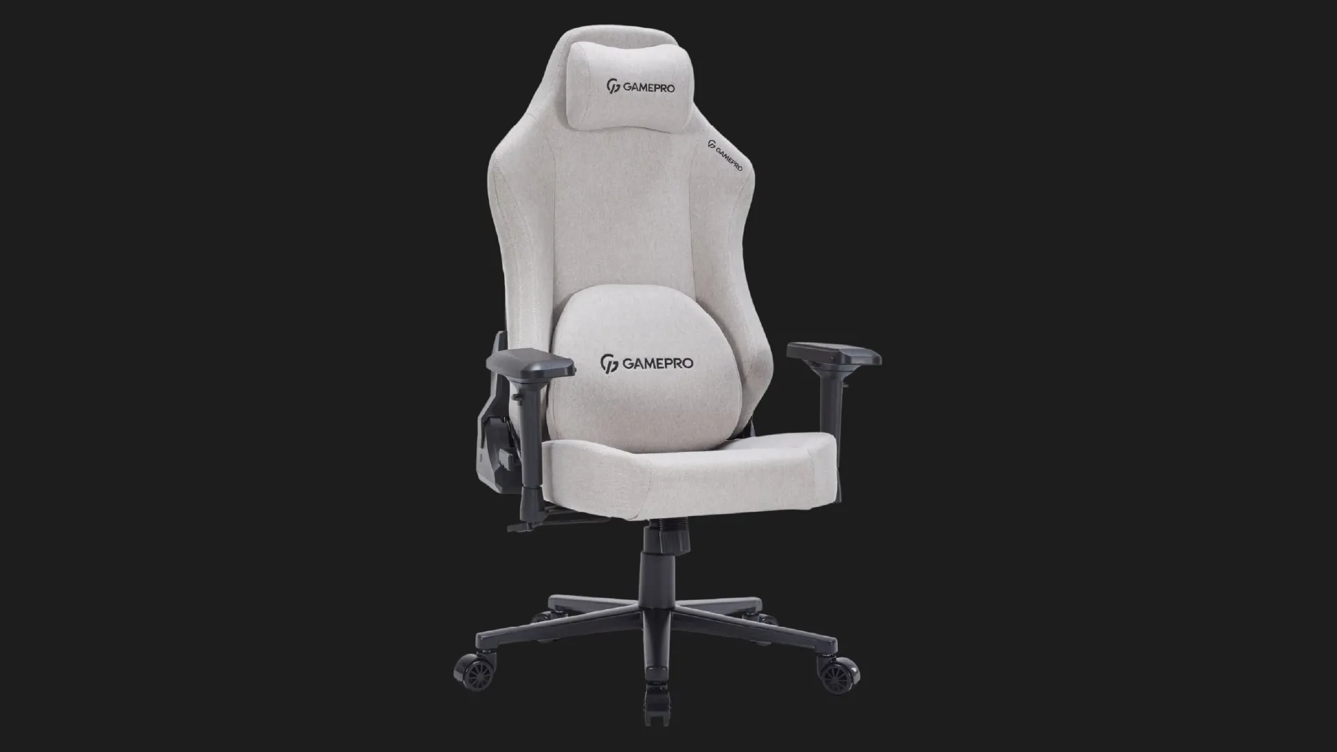 Крісло для геймерів GamePro FGC750LG Fabric (Light Gray) (UA)
