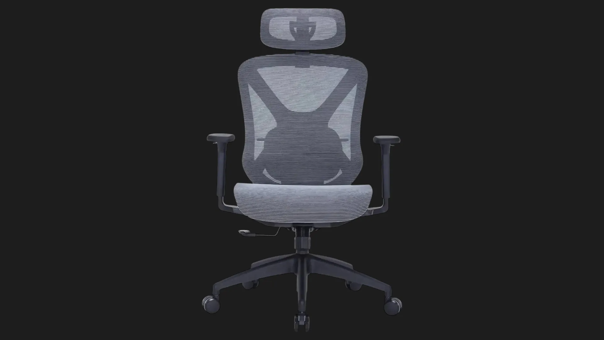 Крісло офісне Officepro Atlas OC630-B-DG-DG (Black/Dark Gray) (OC630-B-DG-DG)