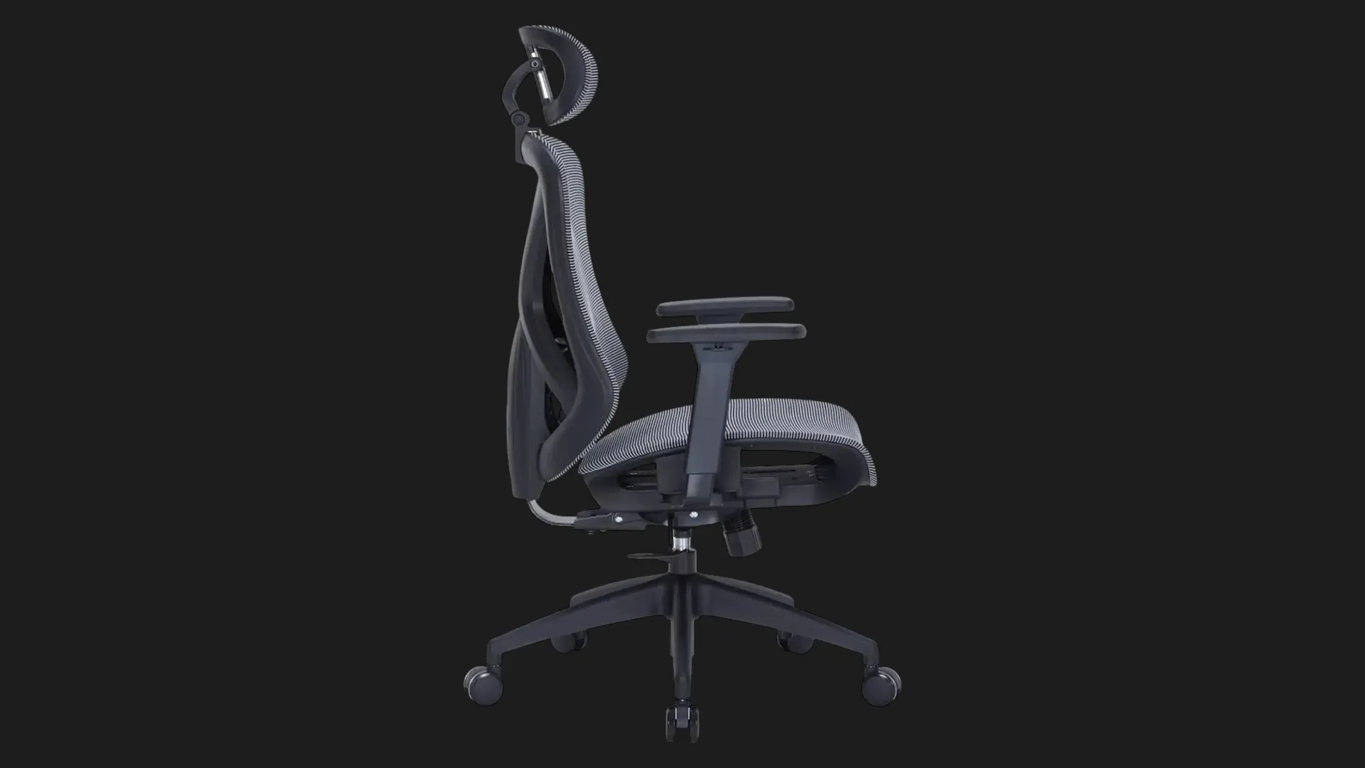 Крісло офісне Officepro Atlas OC630-B-DG-DG (Black/Dark Gray) (OC630-B-DG-DG)