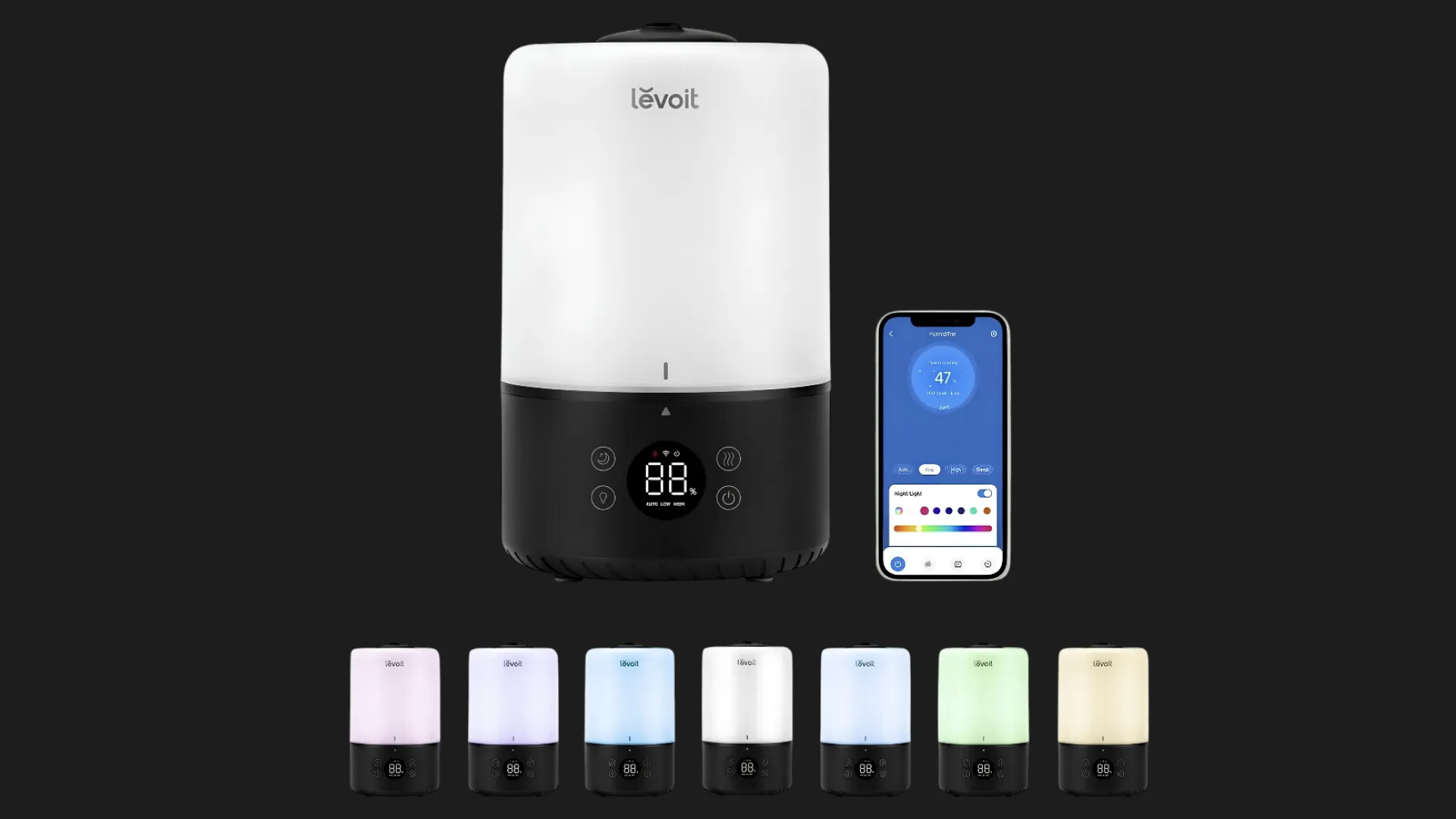 Зволожувач повітря Levoit Dual 200S Pro Smart Top-Fill LUH-D301S-KEUR (HEAPHULVSEU0079Y) (White/Black)