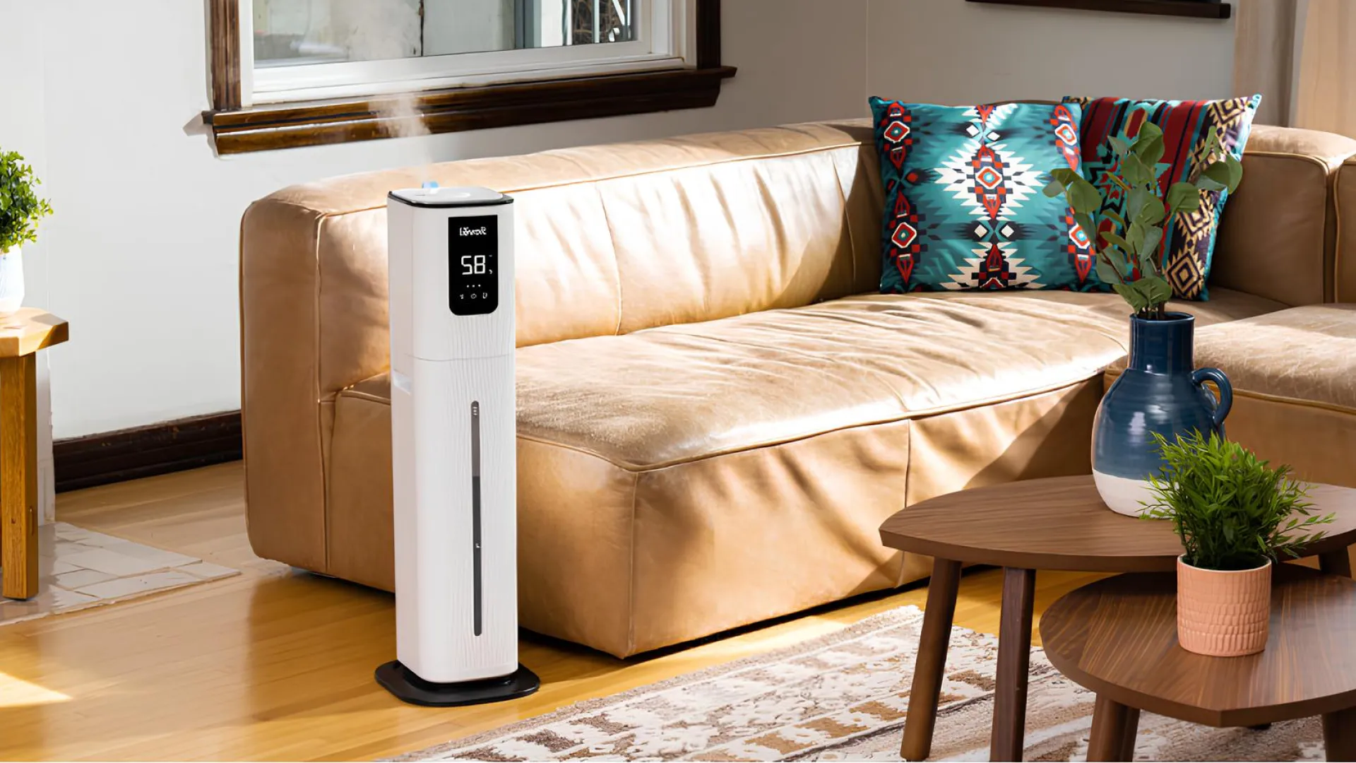 Зволожувач повітря Levoit OasisMist1000S Smart Ultrasonic Cool Mist Tower LUH-M10 (HEAPHULVSEU0082Y) (White)