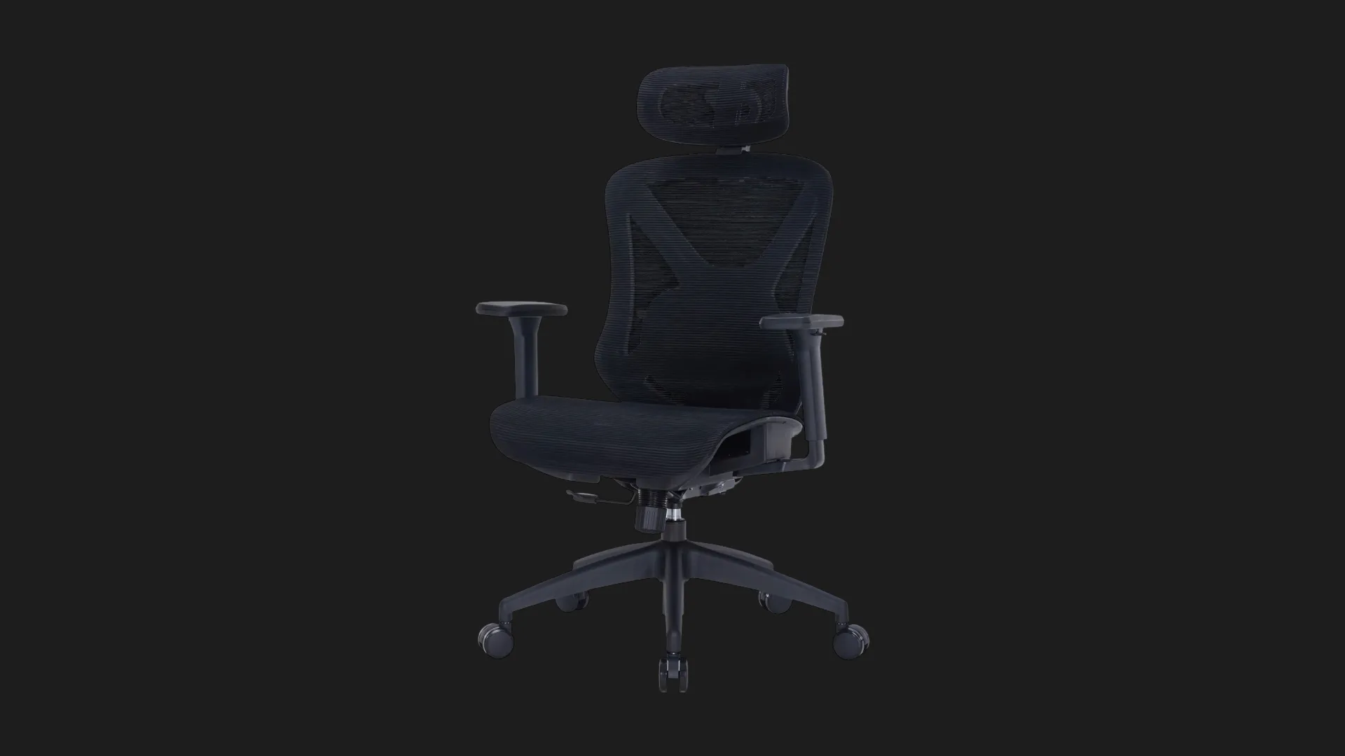 Крісло офісне Officepro Atlas OC630-B-B-B (Black) (OC630-B-B-B)