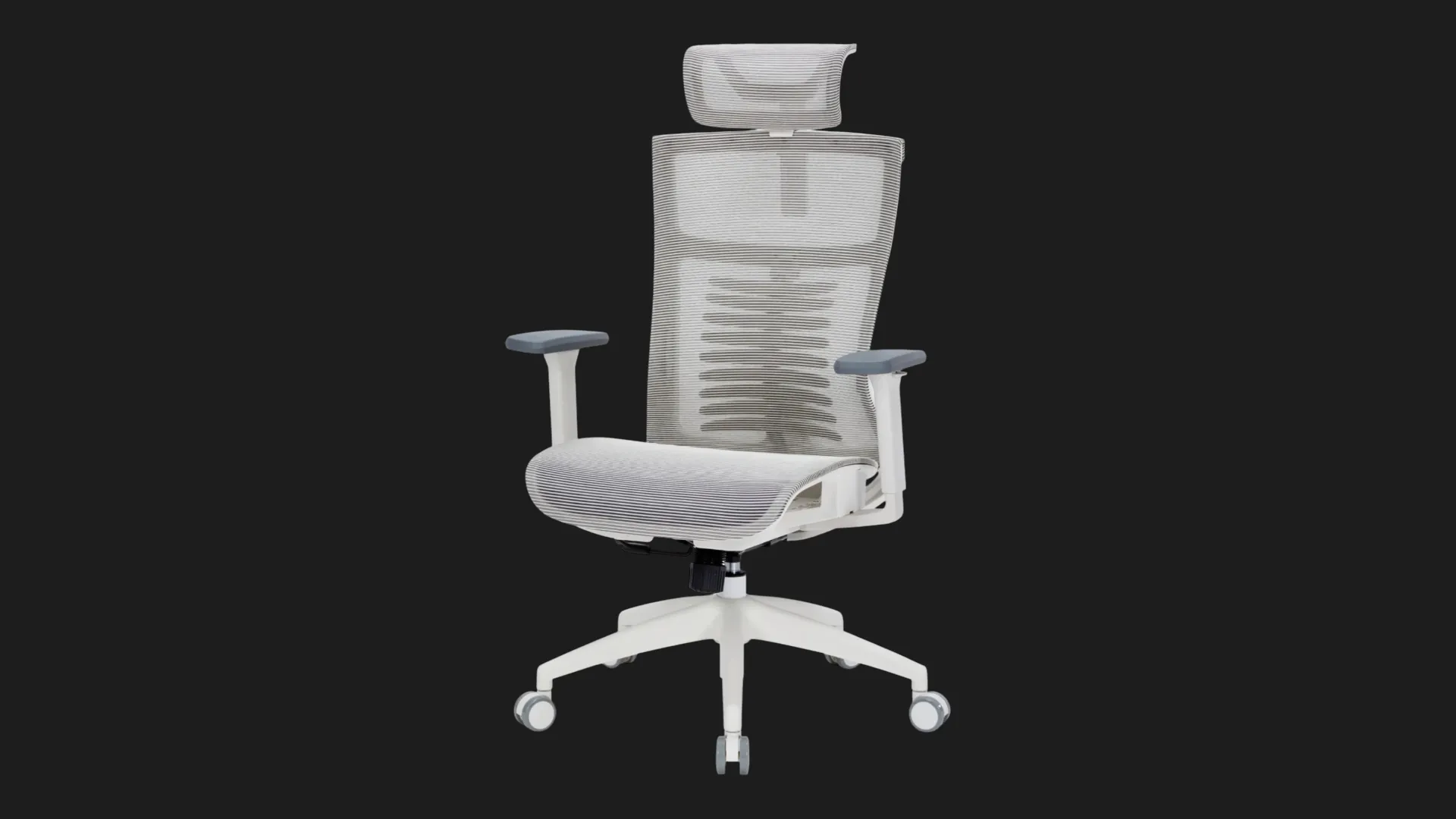 Крісло офісне OfficePro Balance OC620-W-LG-LG (White/Light Gray) (OC620-W-LG-LG)