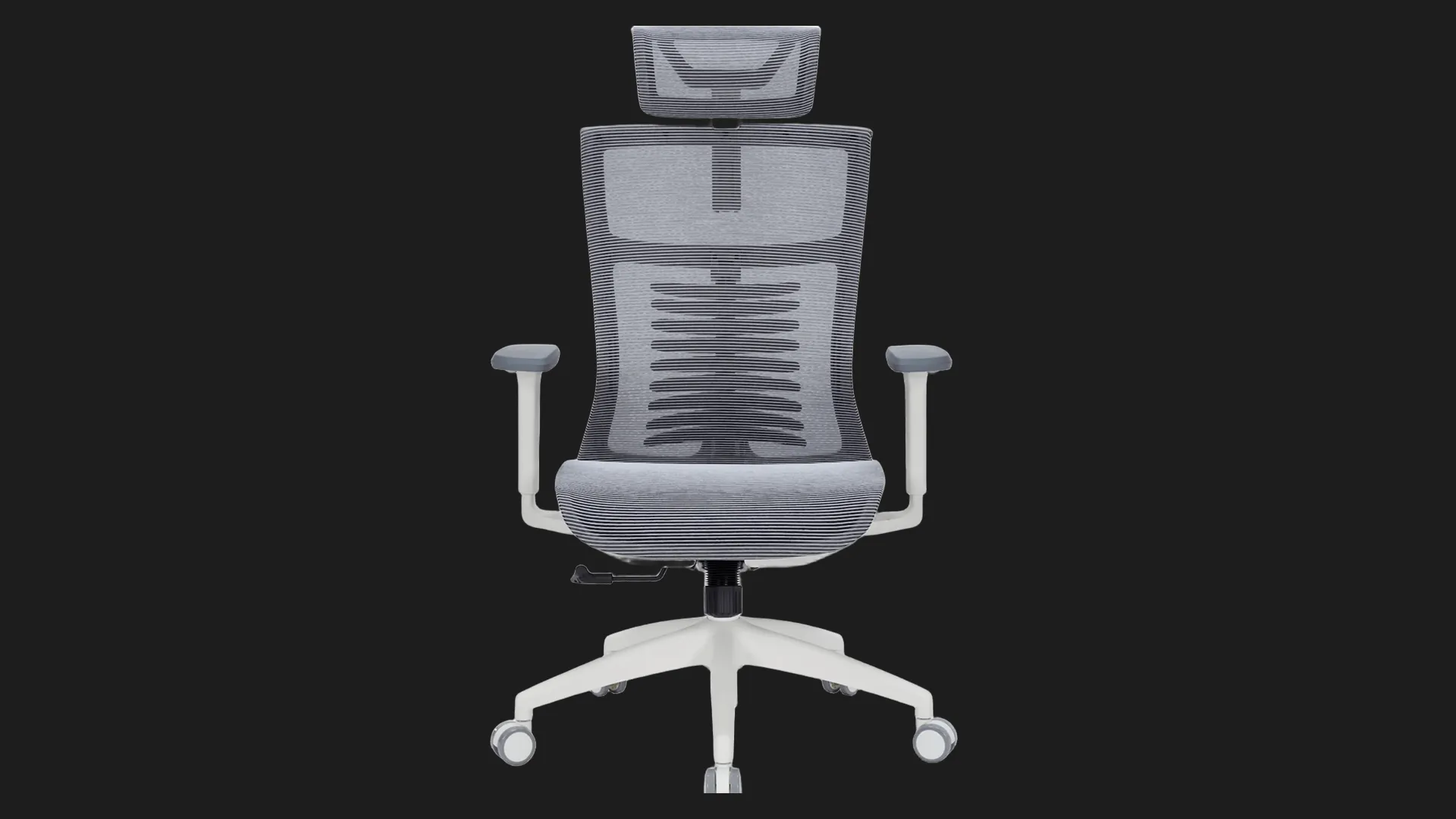 Крісло офісне OfficePro Balance OC620-W-DG-DG (White/Dark Gray) (OC620-W-DG-DG)