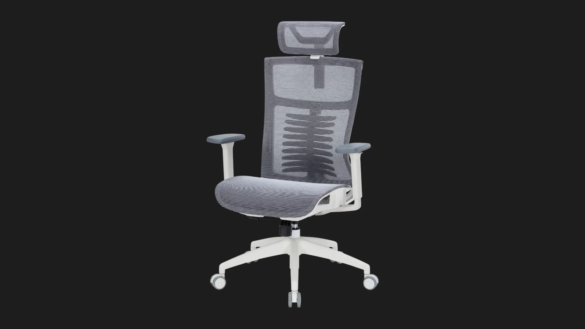 Крісло офісне OfficePro Balance OC620-W-DG-DG (White/Dark Gray) (OC620-W-DG-DG)
