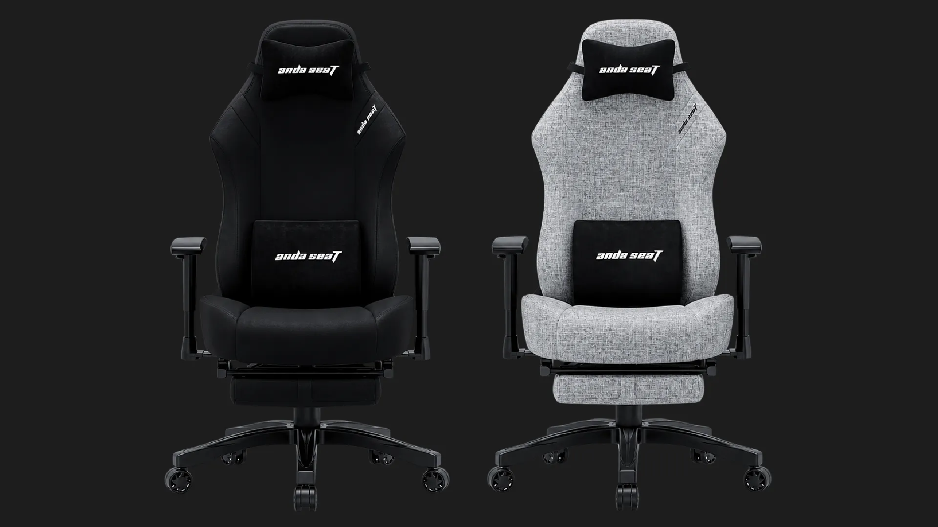 Кресло для геймеров Anda Seat Luna Pro Fabric Size L (Black) (UA)