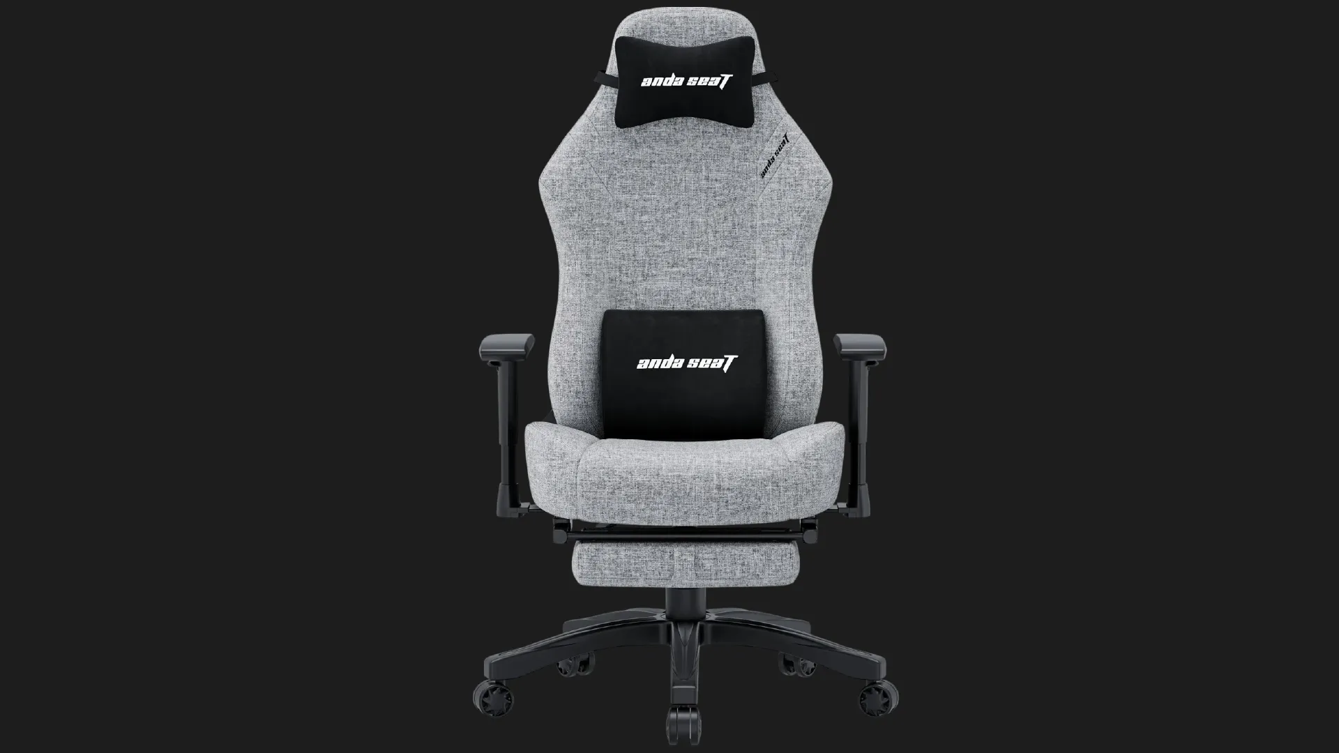 Кресло для геймеров Anda Seat Luna Pro Fabric Size L (Gray) (UA)