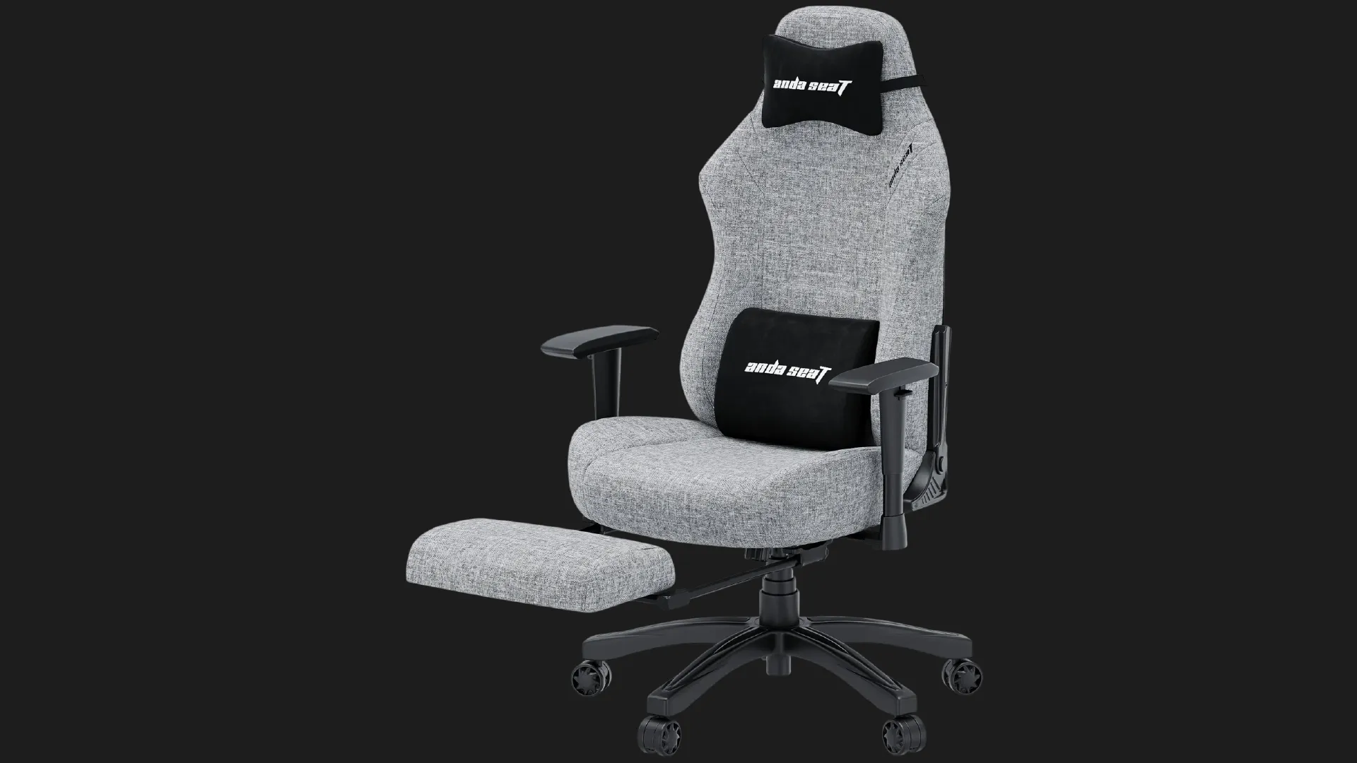 Крісло для геймерів Anda Seat Luna Pro Fabric Size L (Gray) (UA)