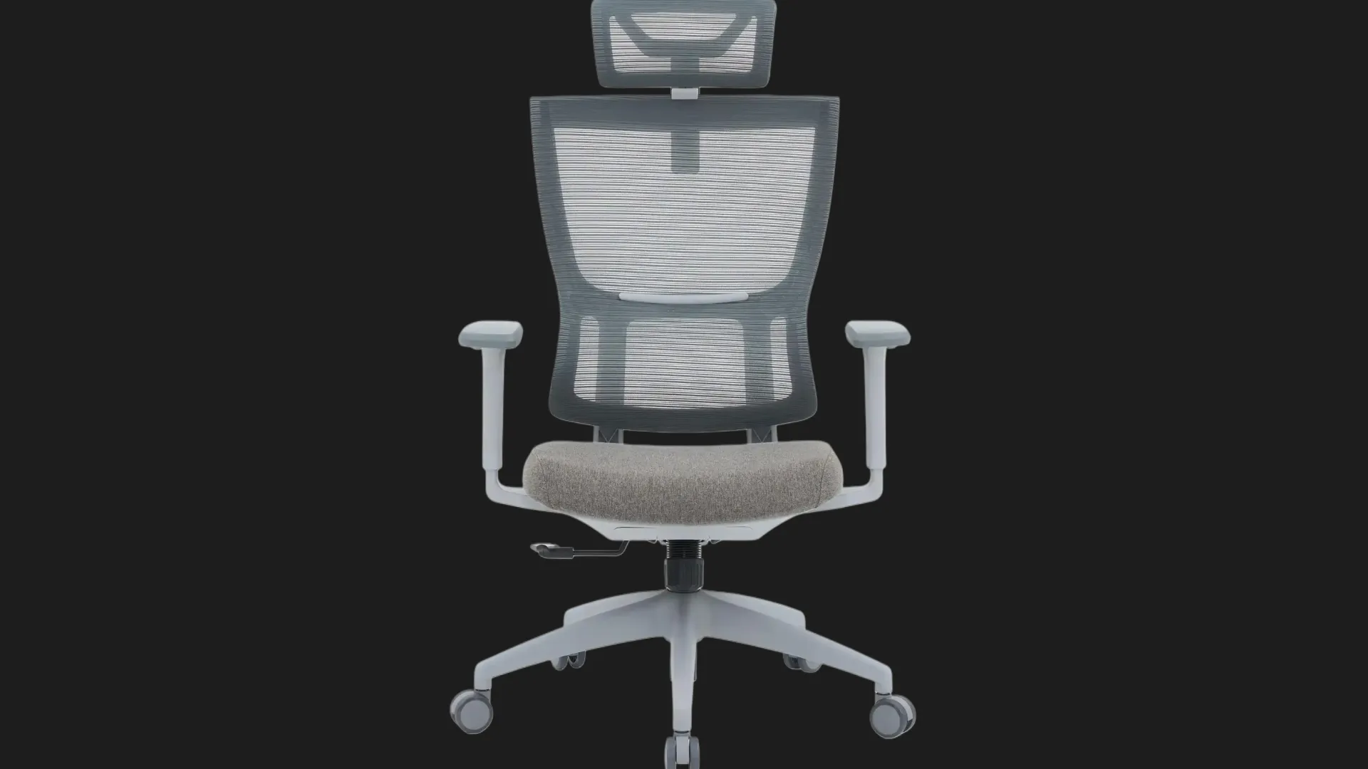 Крісло офісне OfficePro Elegant OC600-G-DG-DG (Gray/Dark Gray) (OC600-G-DG-DG)