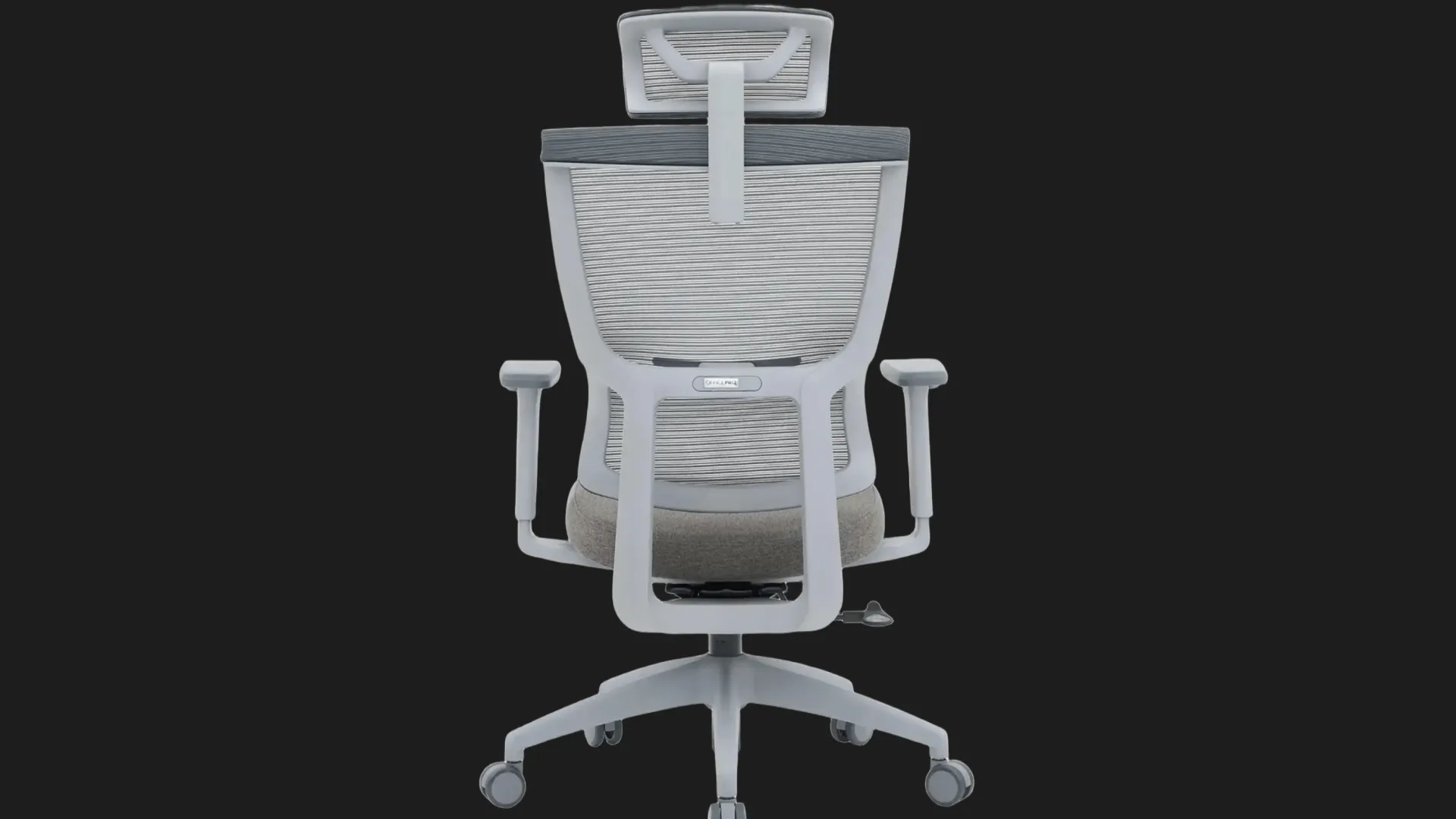 Крісло офісне OfficePro Elegant OC600-G-DG-DG (Gray/Dark Gray) (OC600-G-DG-DG)