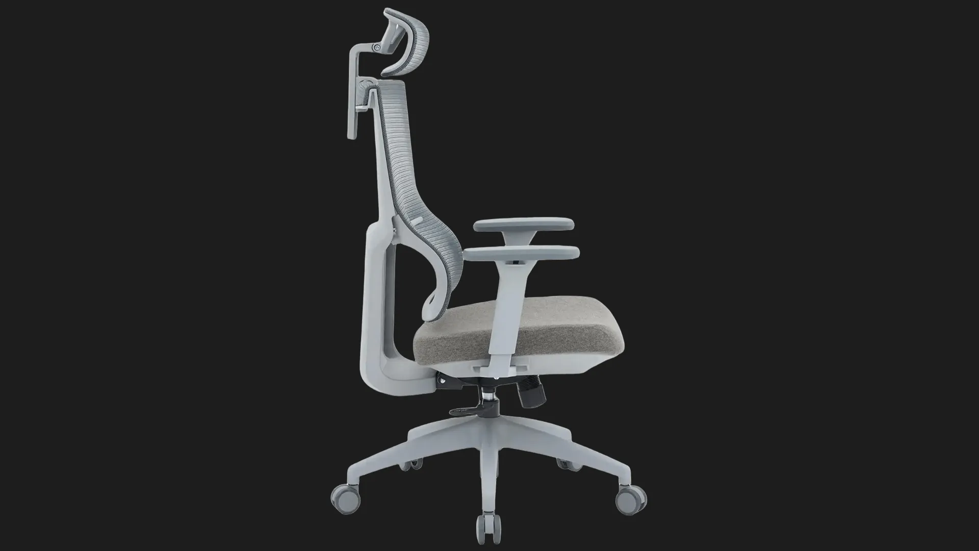 Крісло офісне OfficePro Elegant OC600-G-DG-DG (Gray/Dark Gray) (OC600-G-DG-DG)