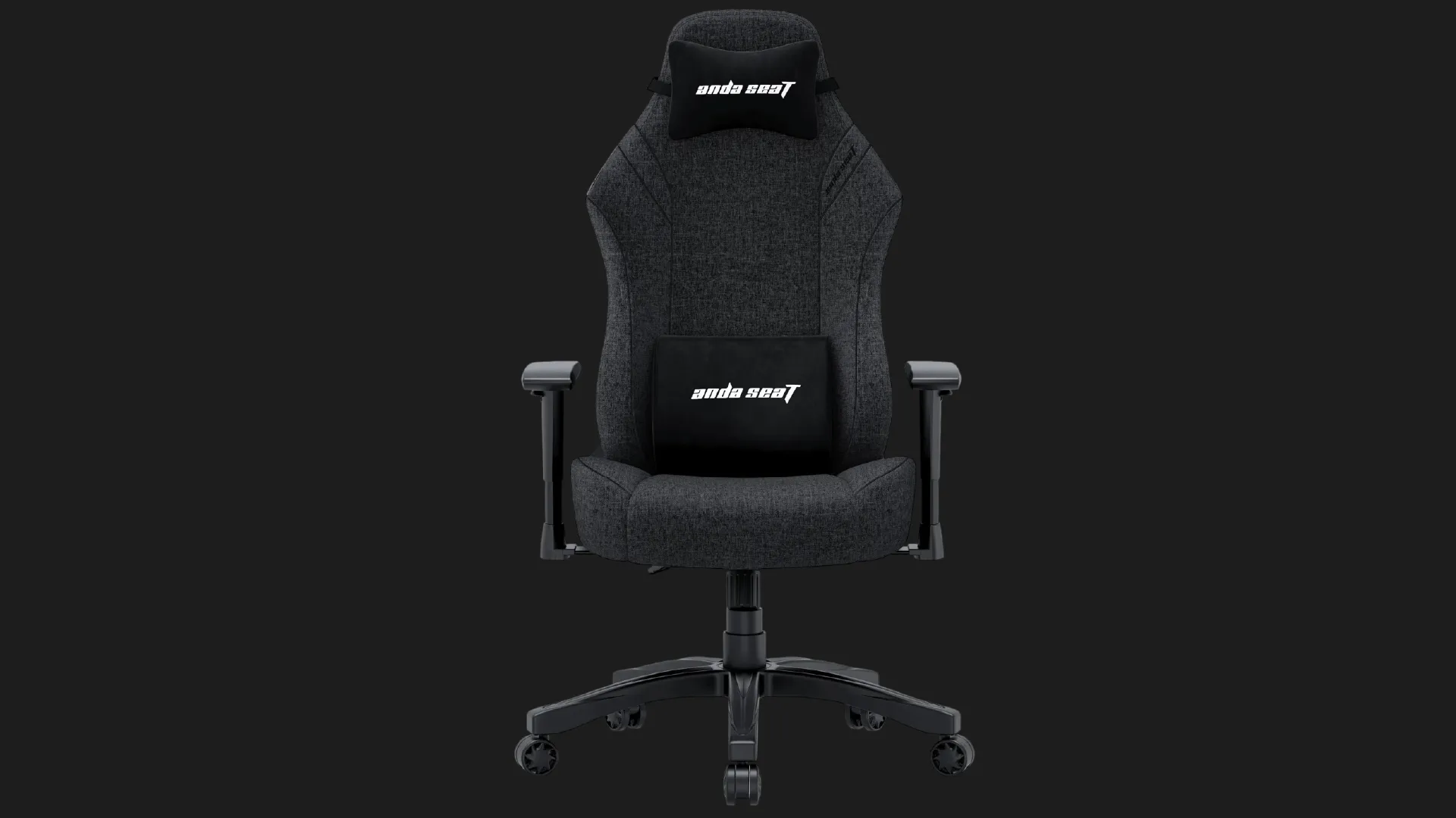 Кресло для геймеров Anda Seat Luna Linen Fabric Size L (Dark Gray) (UA)