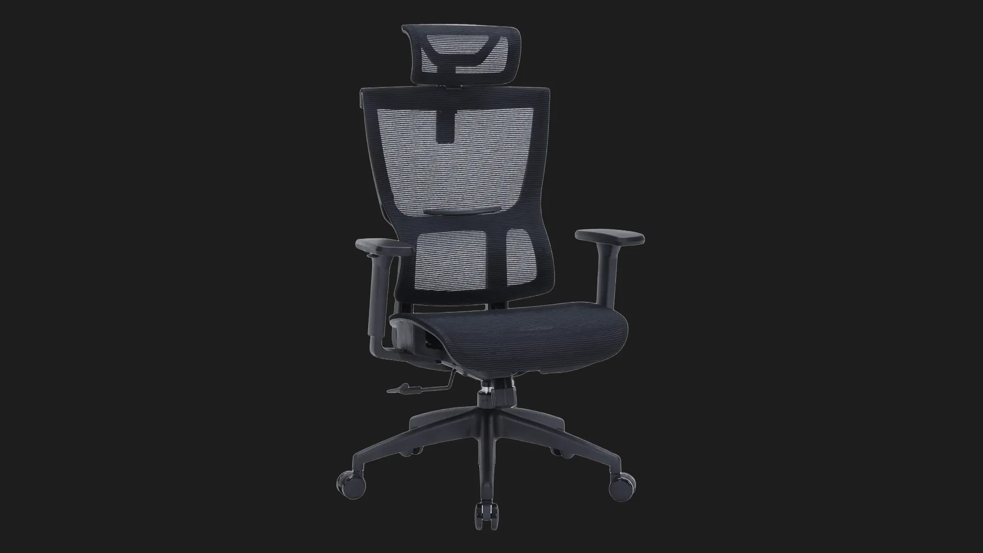 Крісло офісне OfficePro Elegant OC660-B-B-B (Black) (OC660-B-B-B)