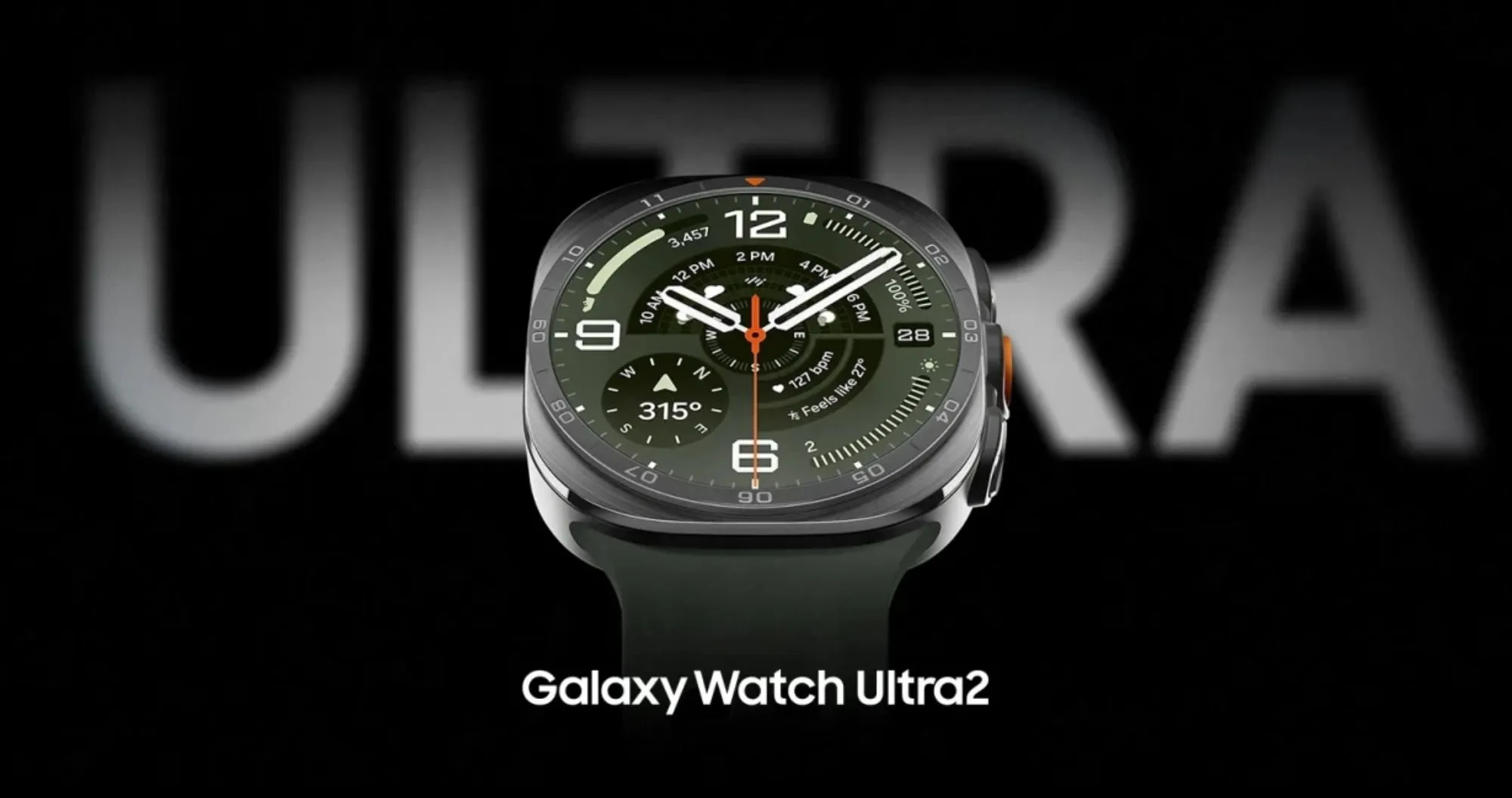 Смарт-годинник Samsung Galaxy Watch Ultra 2 47mm Titanium Gray LTE with Black Marine Band (SM-L715FZKA) (Standard)
