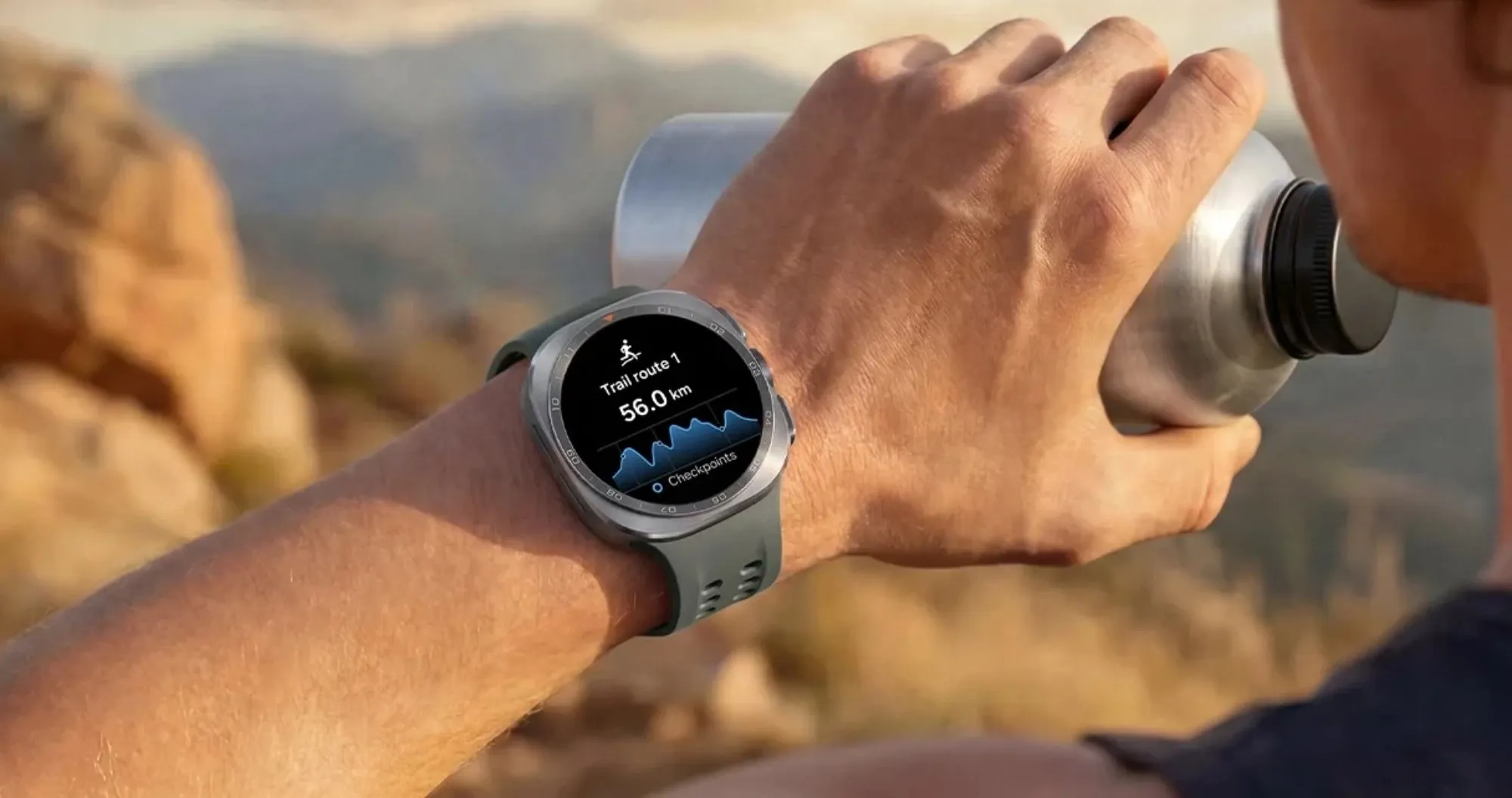 Смарт-годинник Samsung Galaxy Watch Ultra 2 47mm Titanium Gray LTE with Black Marine Band (SM-L715FZKA) (Standard)