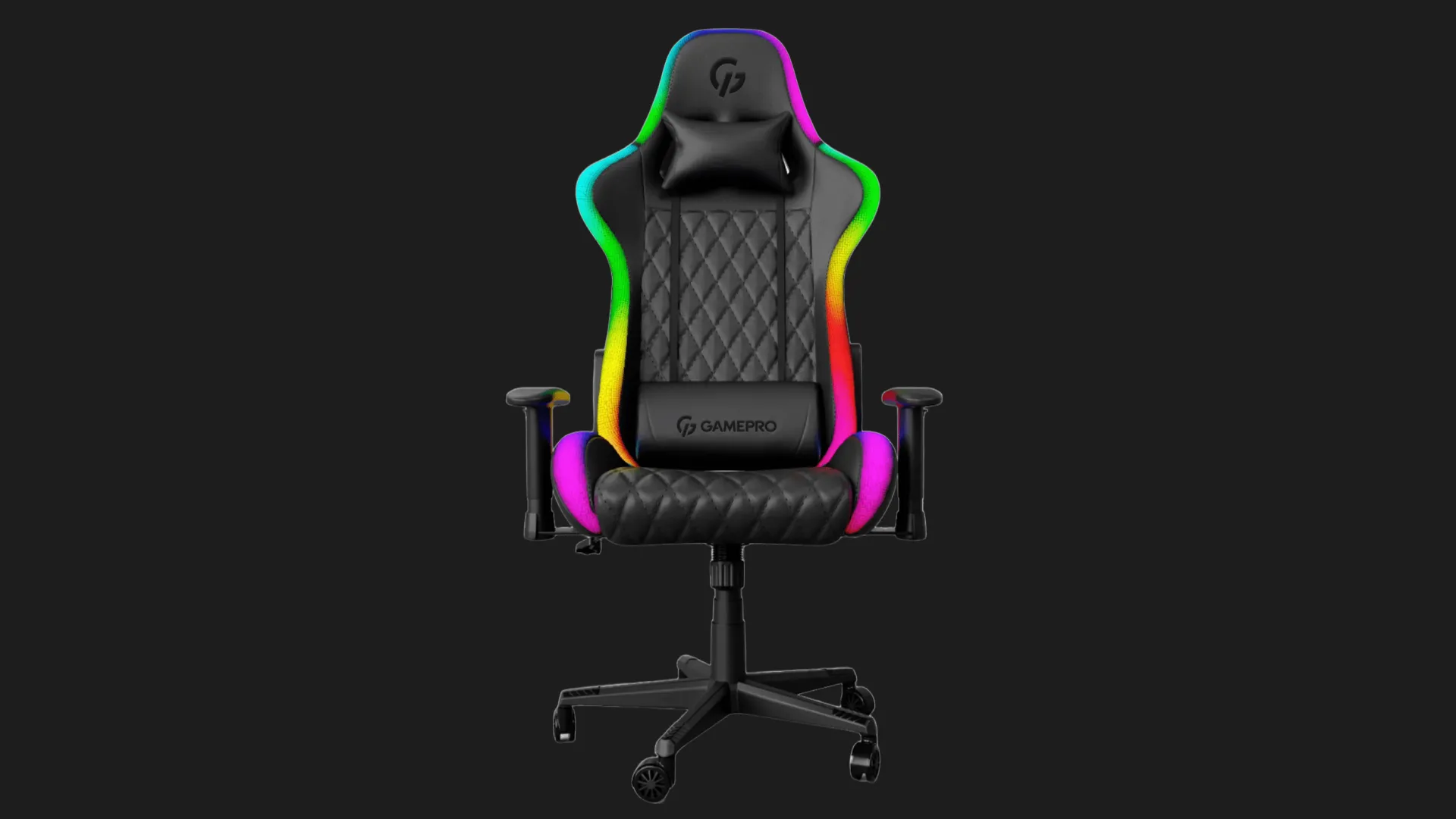 Крісло ігрове OfficePro Hero RGB (GC-700-Black)