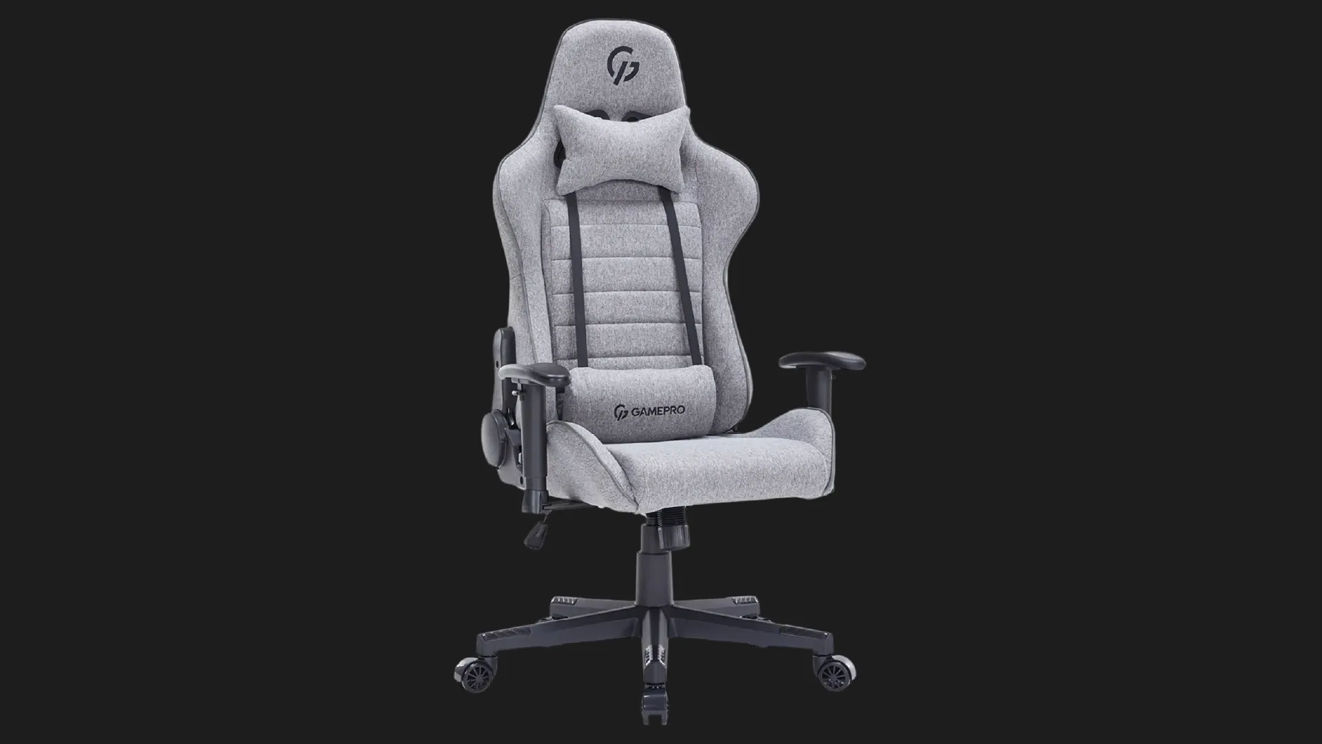 Крісло для геймерів GamePro GC575FG Fabric Size L (Gray) (UA)