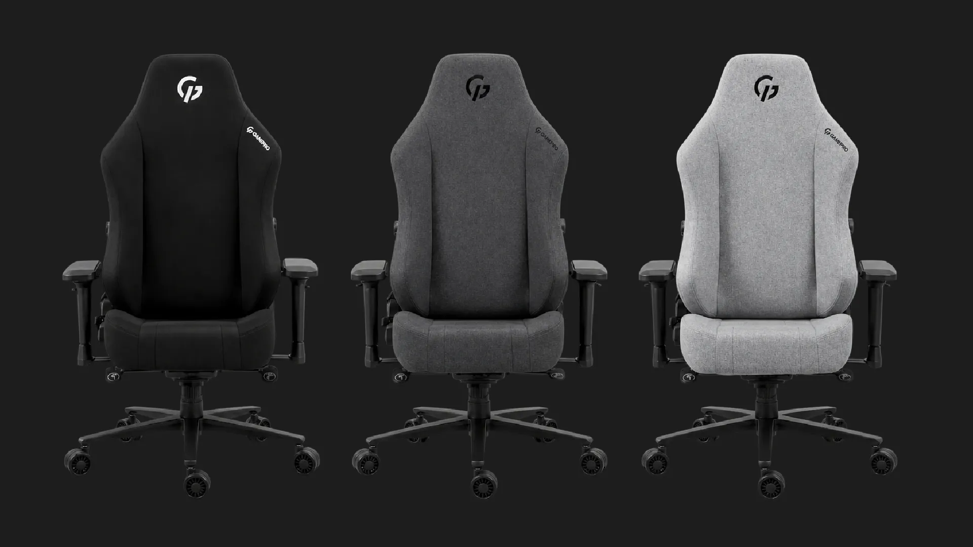 Крісло для геймерів GamePro GC775B Fabric (Black) (UA)