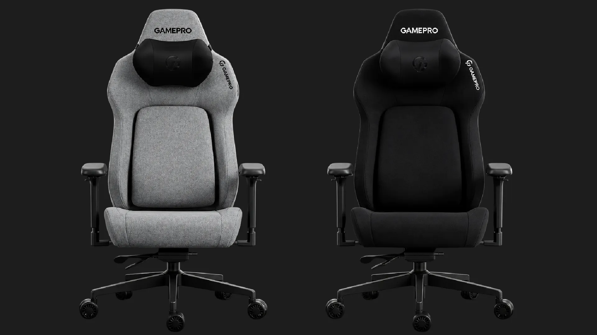 Крісло для геймерів GamePro GC925B Fabric (Black) (UA)