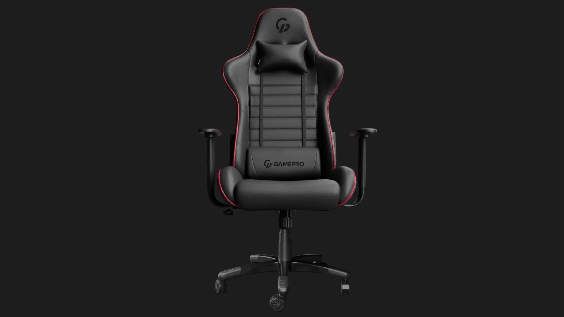 Крісло для геймерів GamePro Rush GC-575 (Black/Red) (UA)