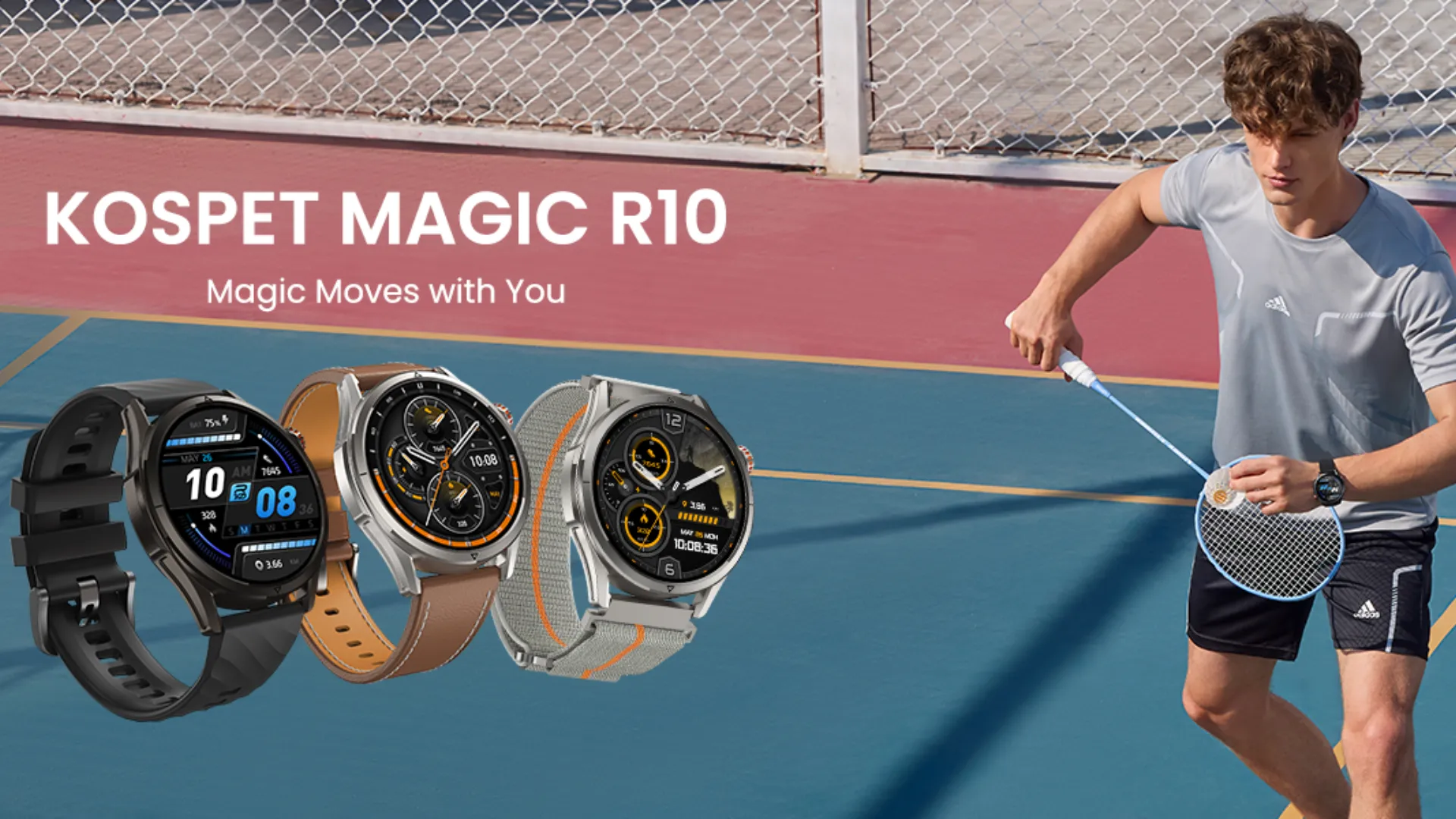 Смарт-годинник KOSPET MAGIC R10 Black
