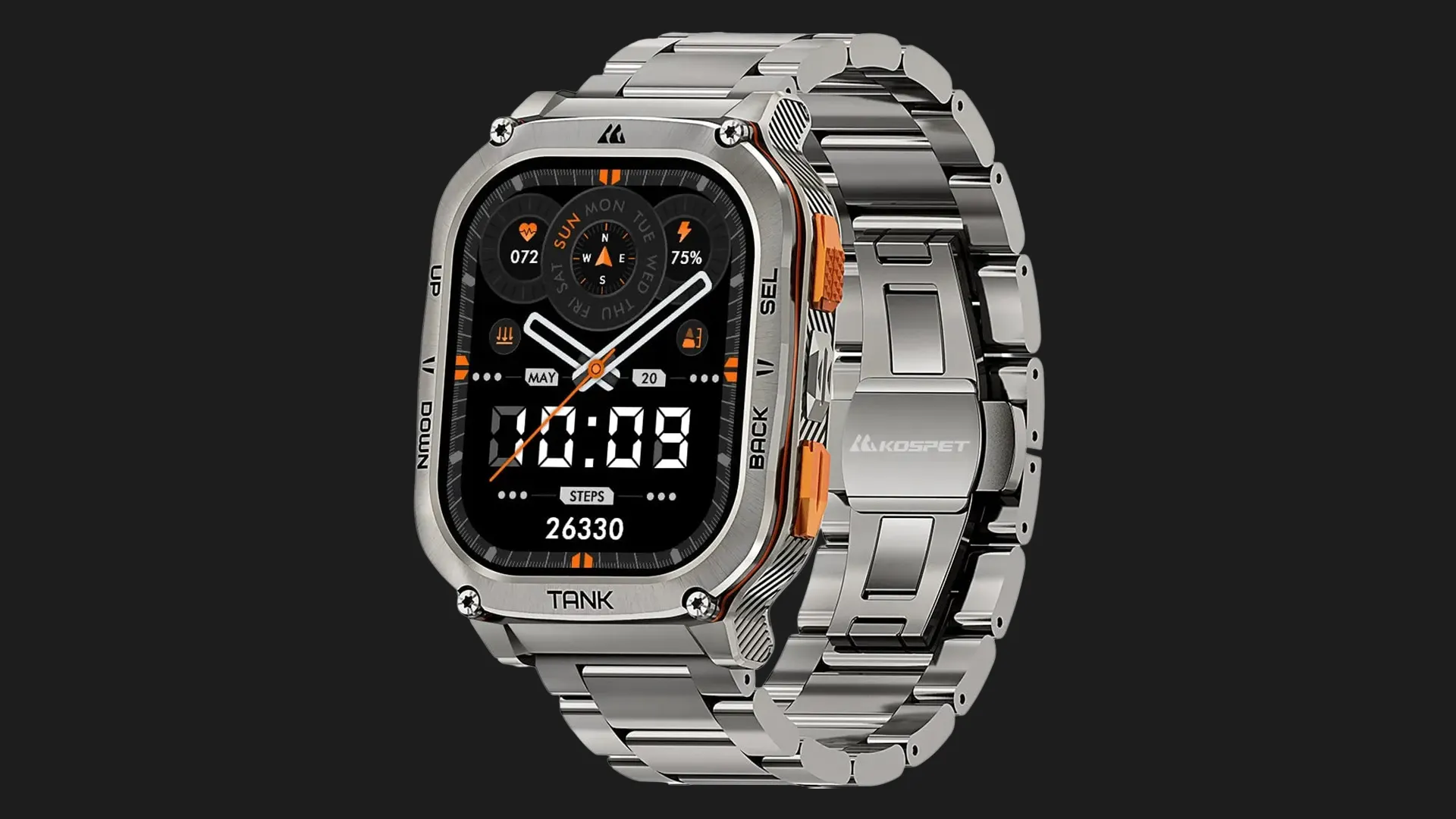Смарт-годинник KOSPET TANK M3 ULTRA SE Black