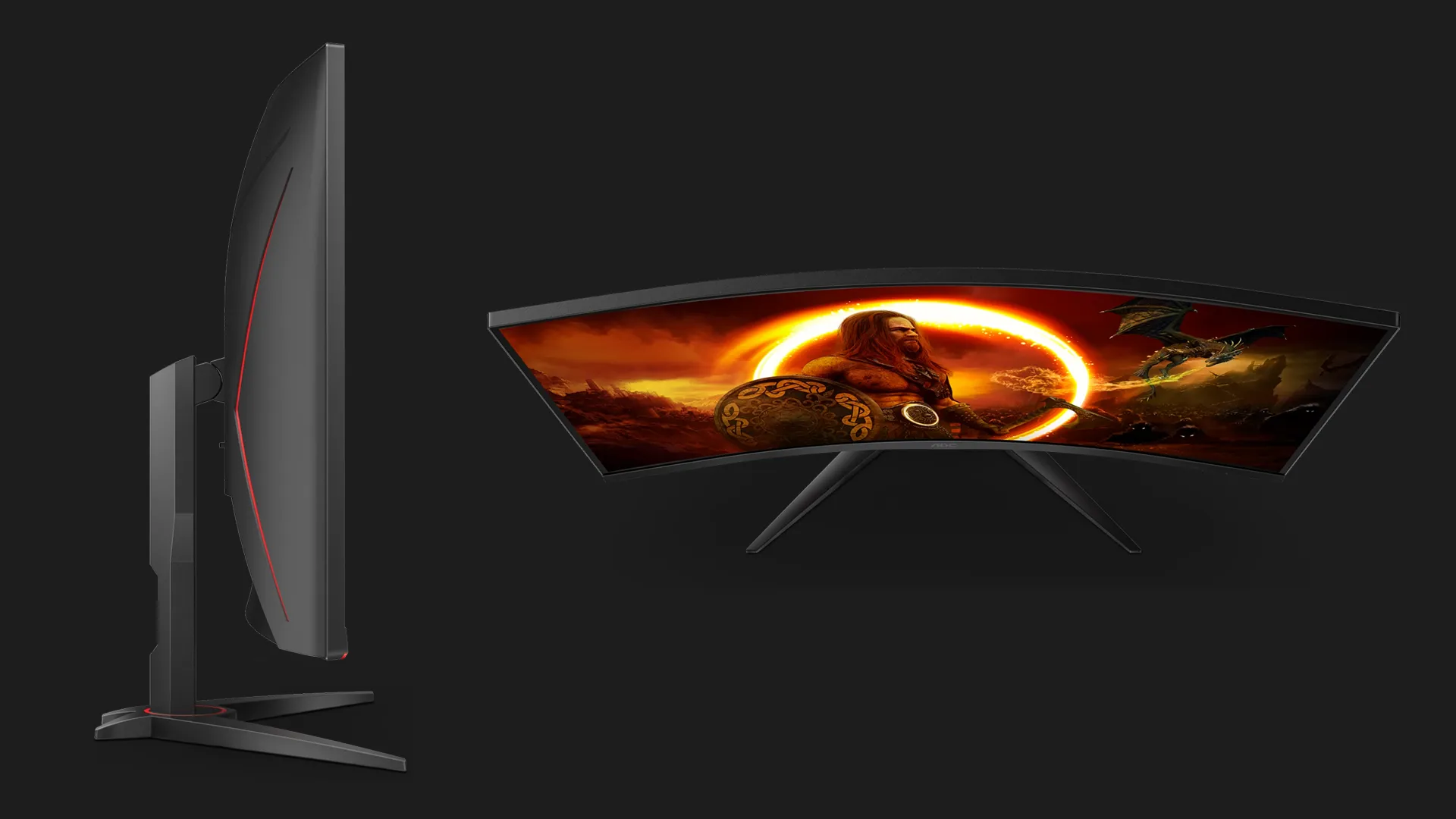 Монитор AOC 31.5" VA 240Hz C32G2ZE/BK (UA)