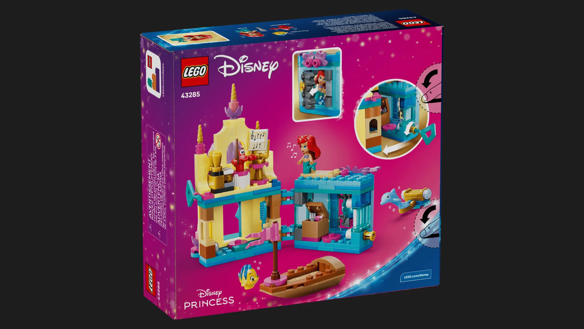 Конструктор LEGO Disney Princess Чарівний мініпалац Аріель (43285)