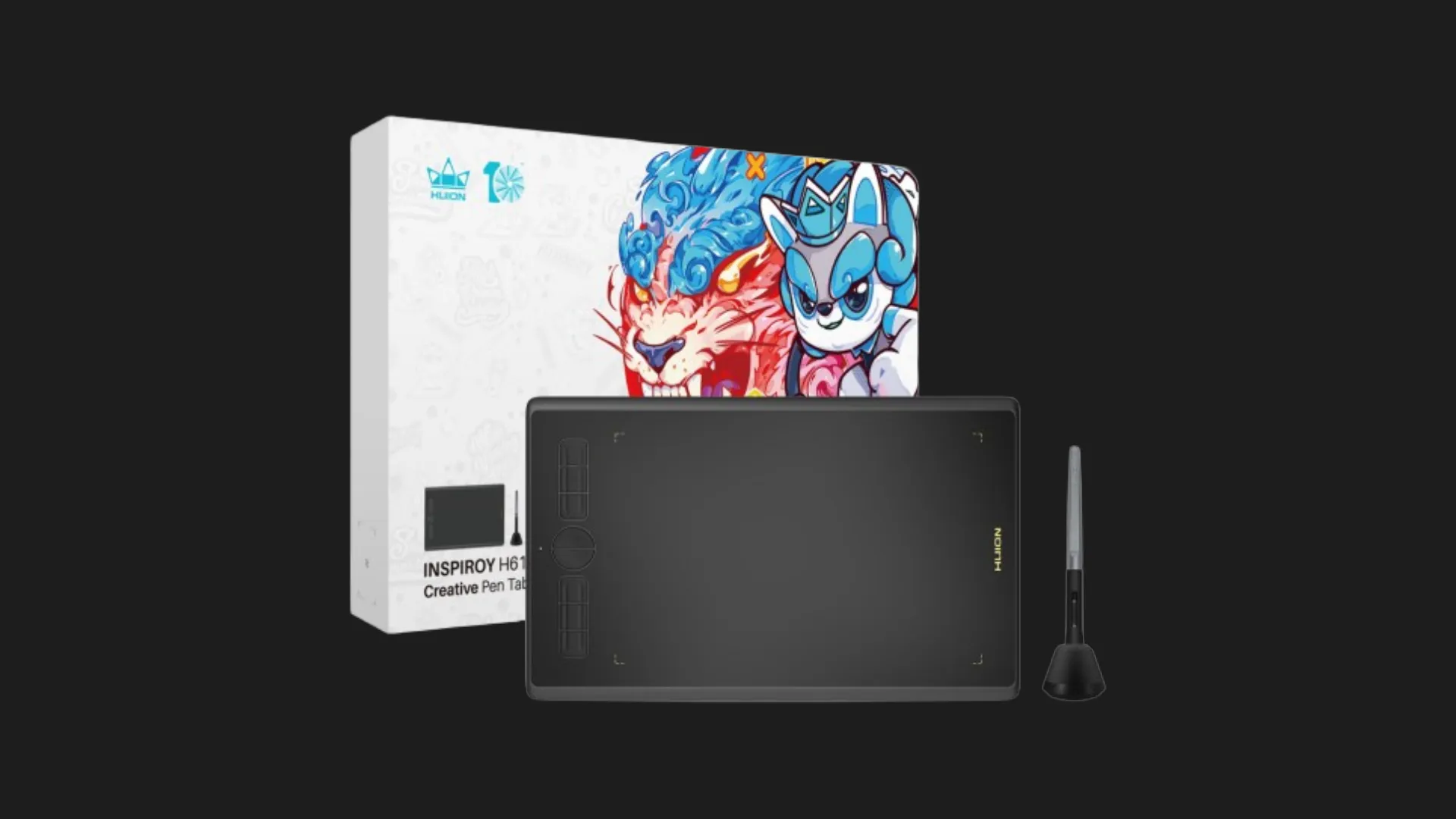 Графический планшет Huion Inspiroy H610X (Black)