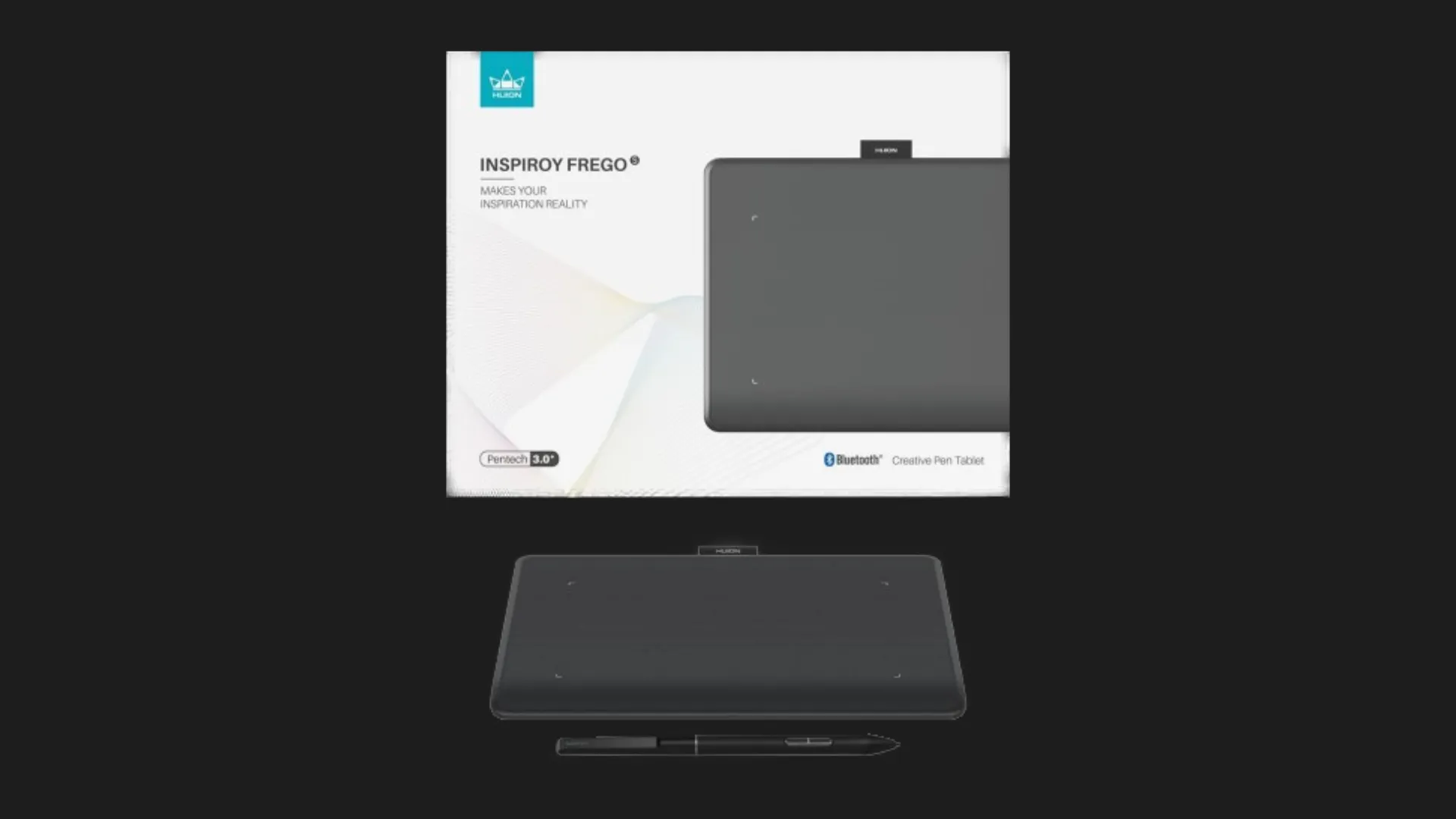 Графічний планшет Huion Inspiroy Frego S (Black)
