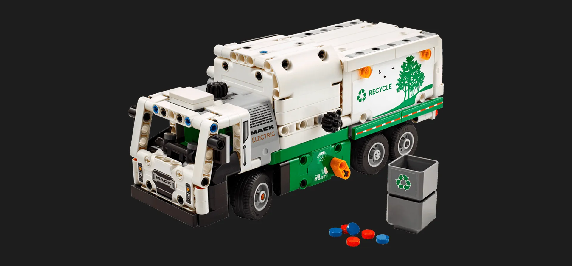 Конструктор LEGO Technic Сміттєвоз Mack LR Electric (42167)