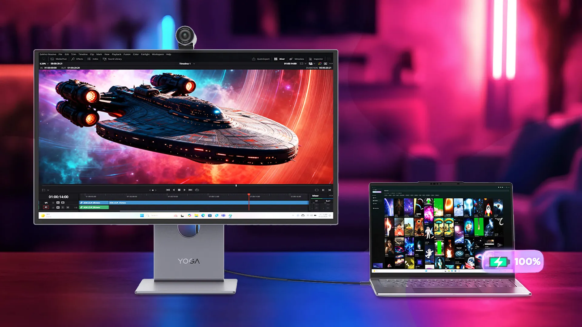 Монітор Lenovo 26.5" Yoga Pro 27UD-10 QD-OLED 120Hz (UA)