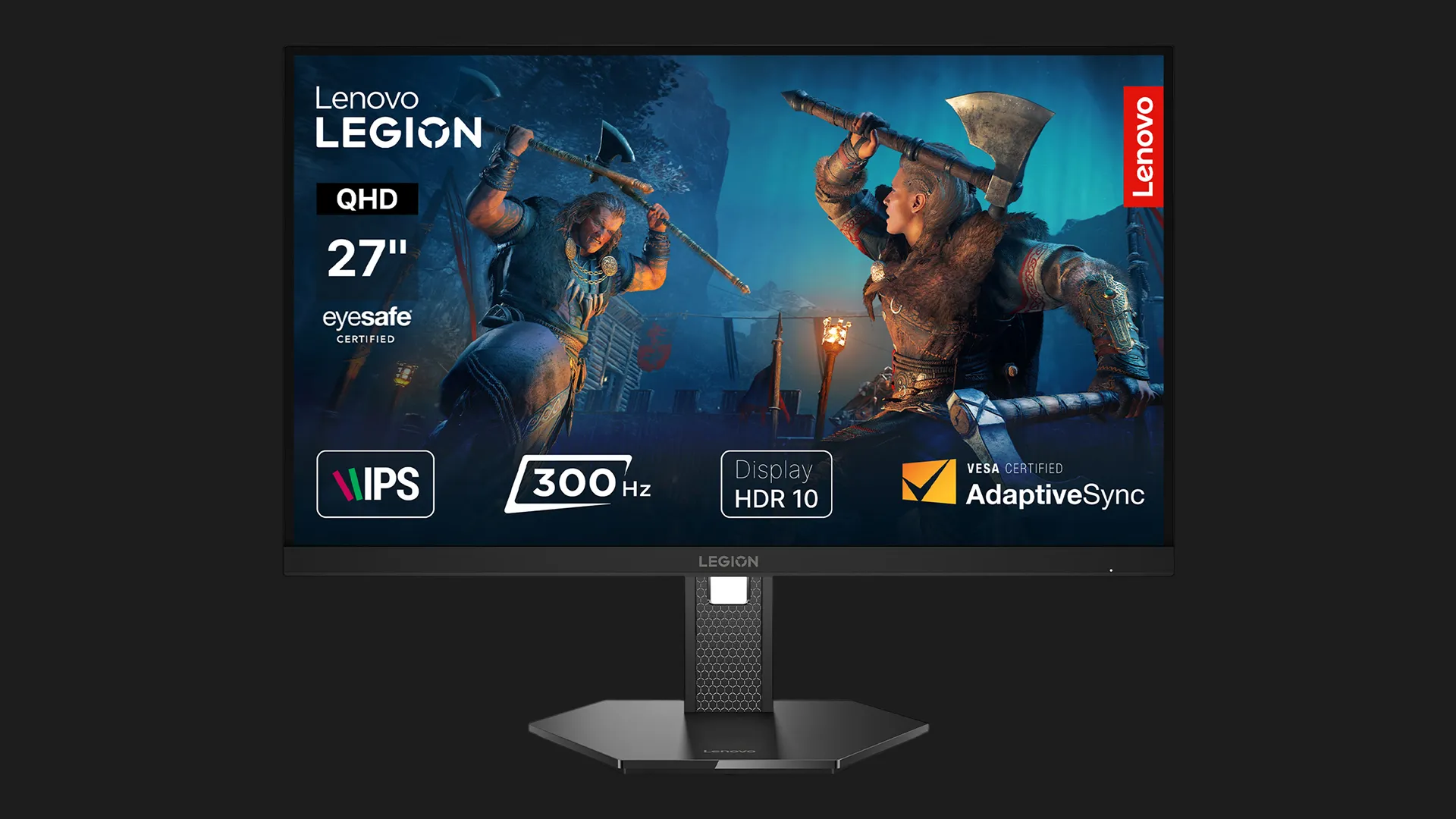 Монитор Lenovo 27" Legion 27Q-11 IPS 300Hz 67D3GAC1UA (UA)