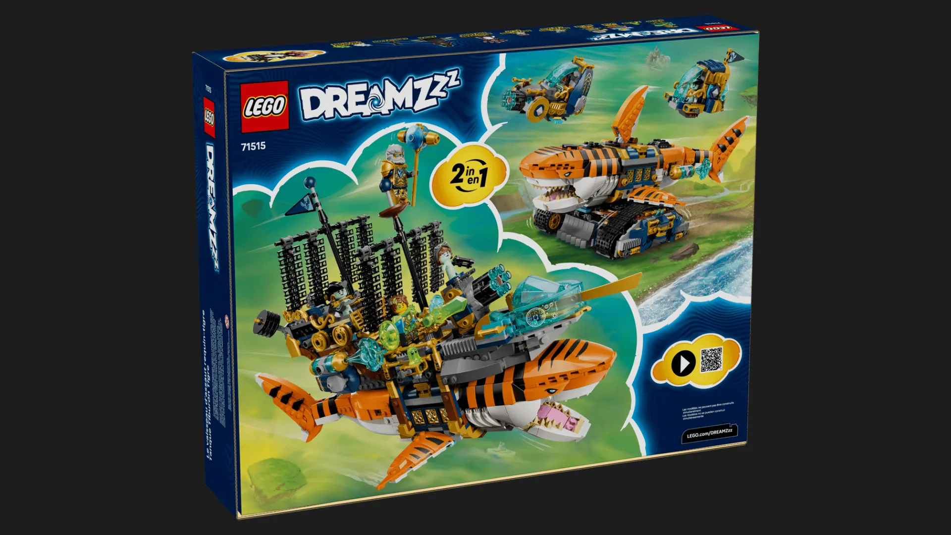 Конструктор LEGO DREAMZzz Танкер тигрова акула (71515)