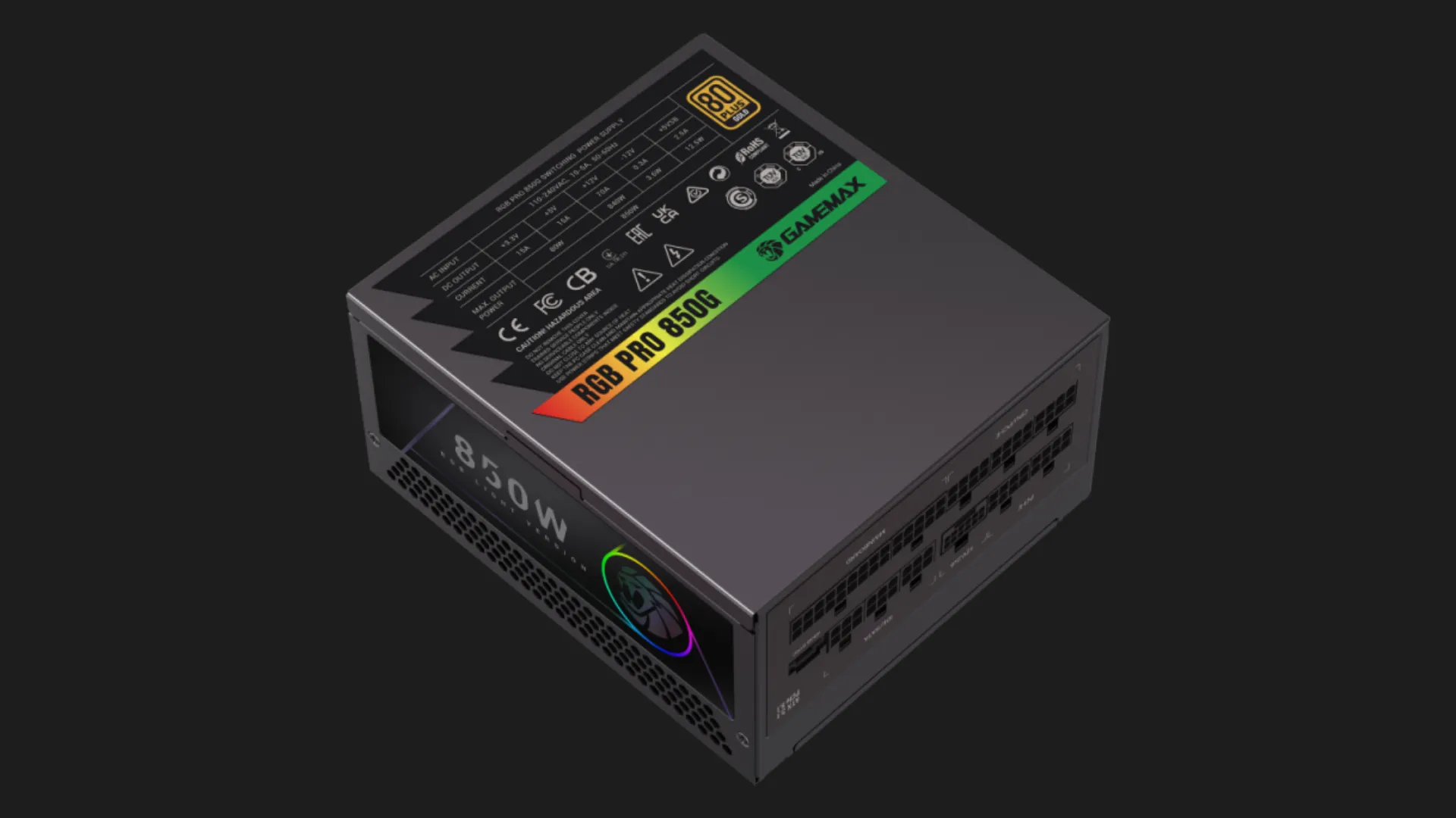 Блок живлення GAMEMAX RGB PRO 850G 850W (RGB PRO 850G)